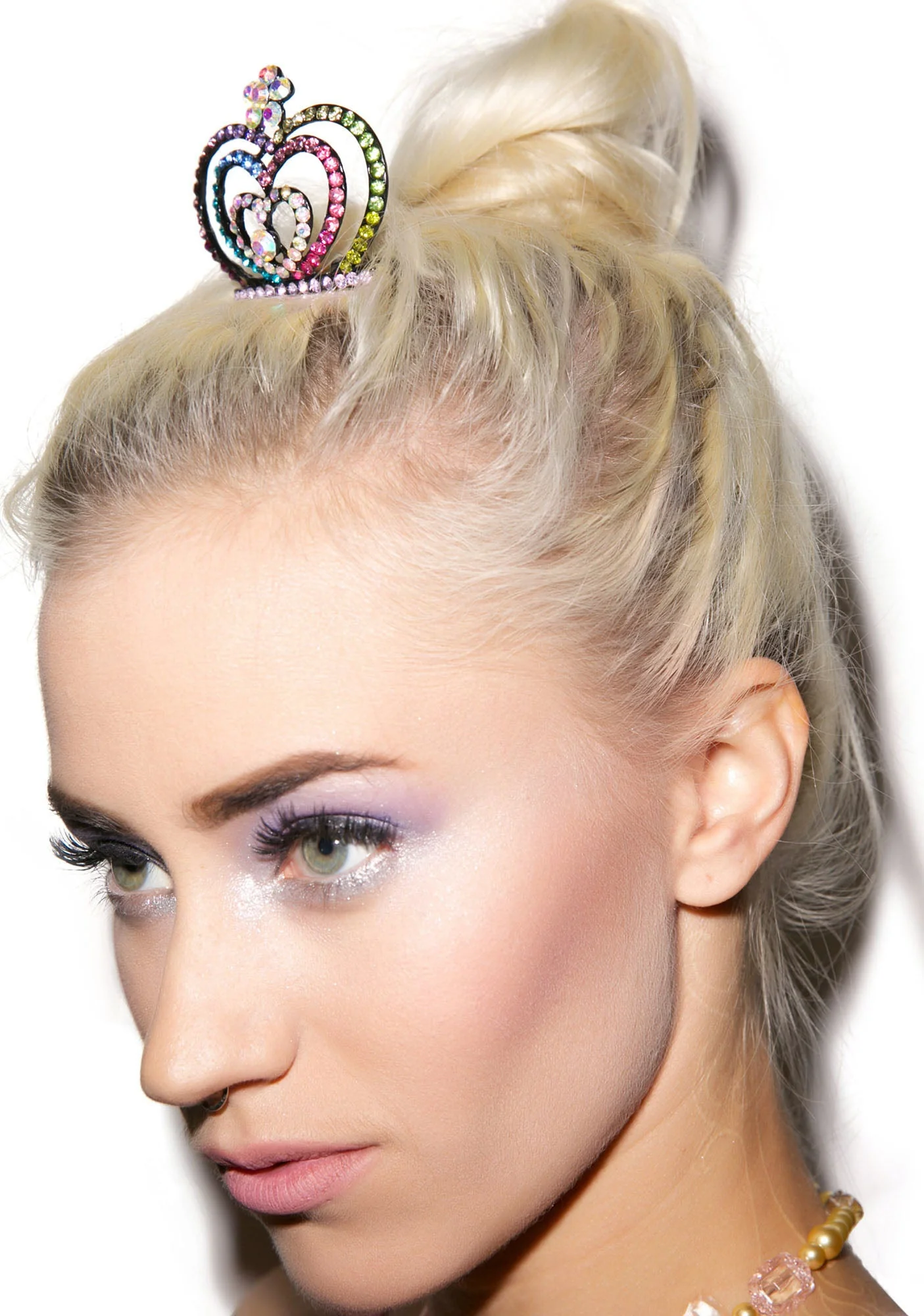 Glistining Hearts Tiara - Pink - Image 14