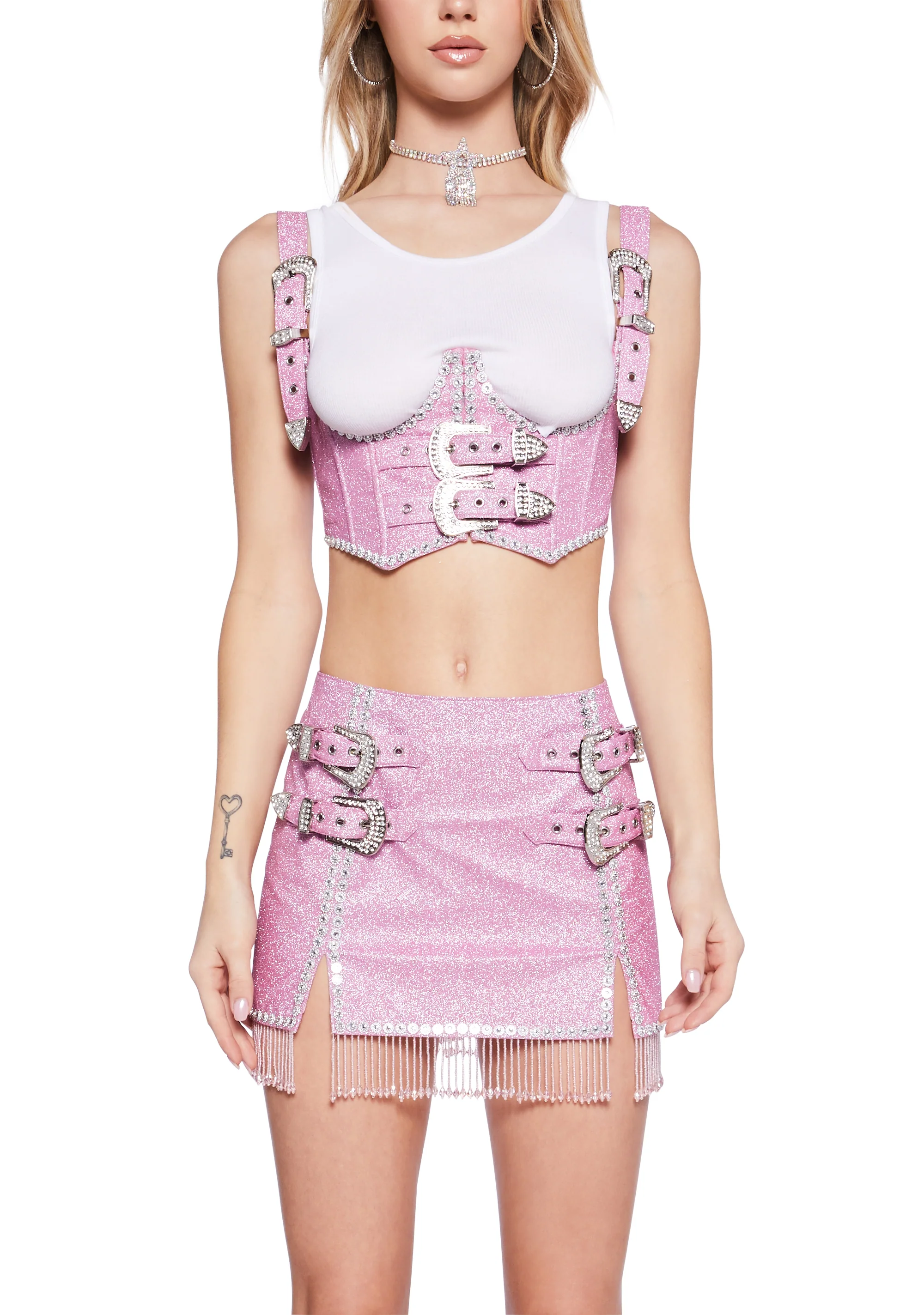 Saddle Songs Glitter Underbust Corset - Image 5
