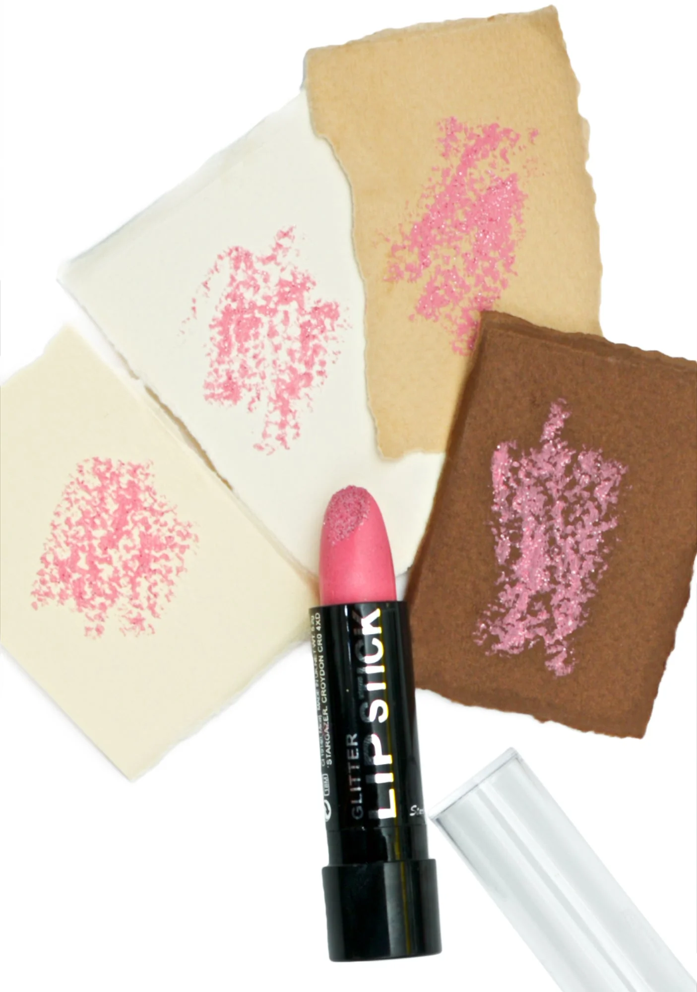 Glitter Lipstick - Light Pink - Image 4