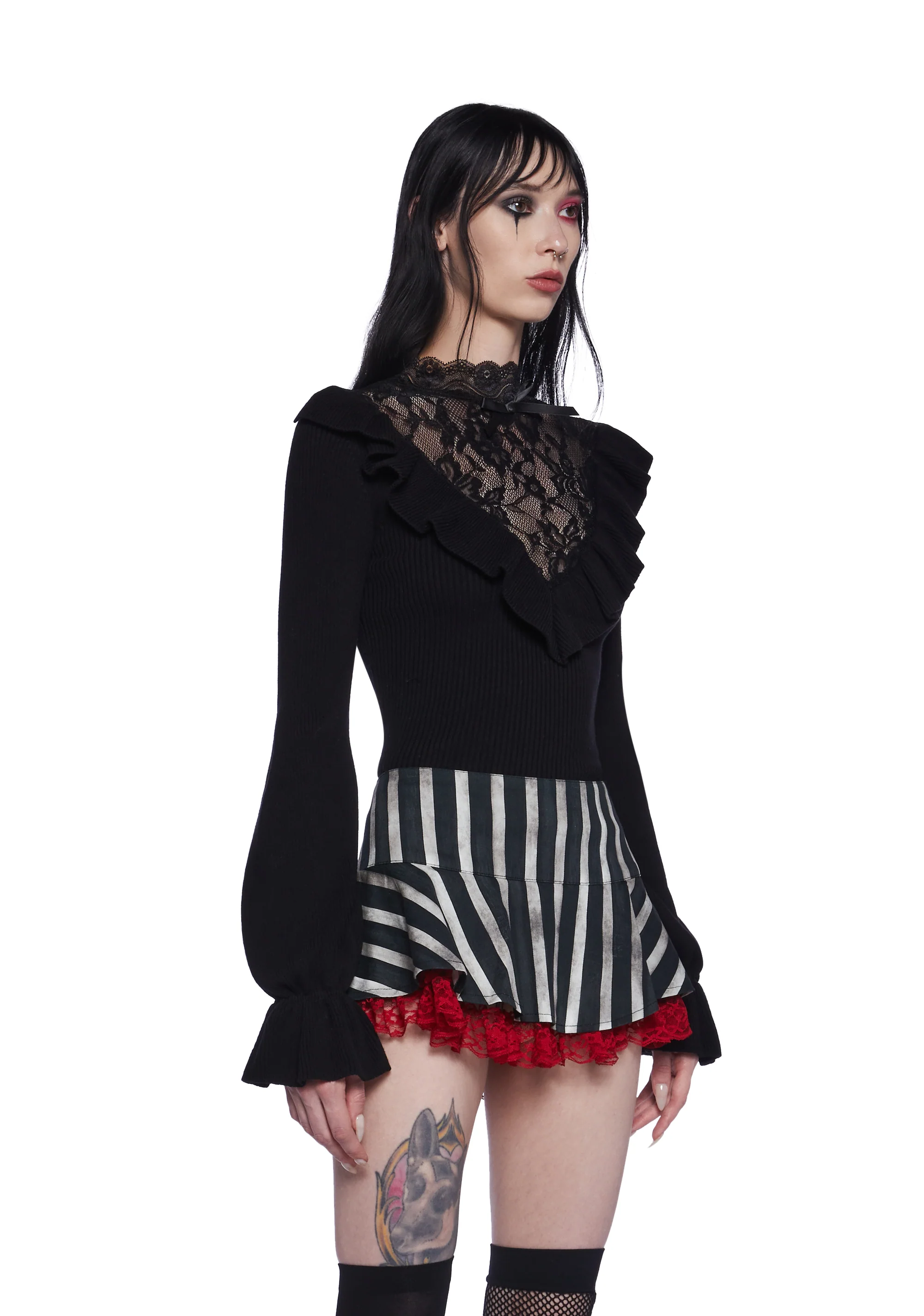 Gloom Grin Long Sleeve Top - Image 2