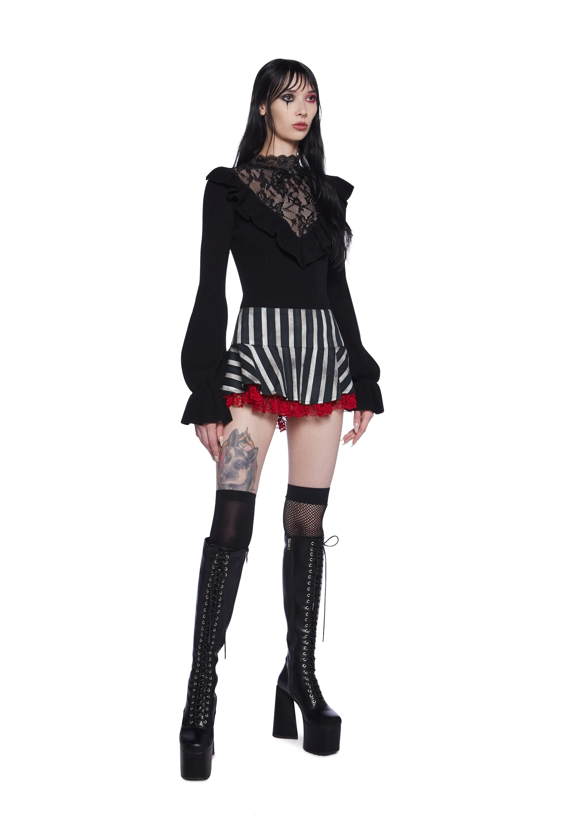 Gloom Grin Long Sleeve Top - Image 3