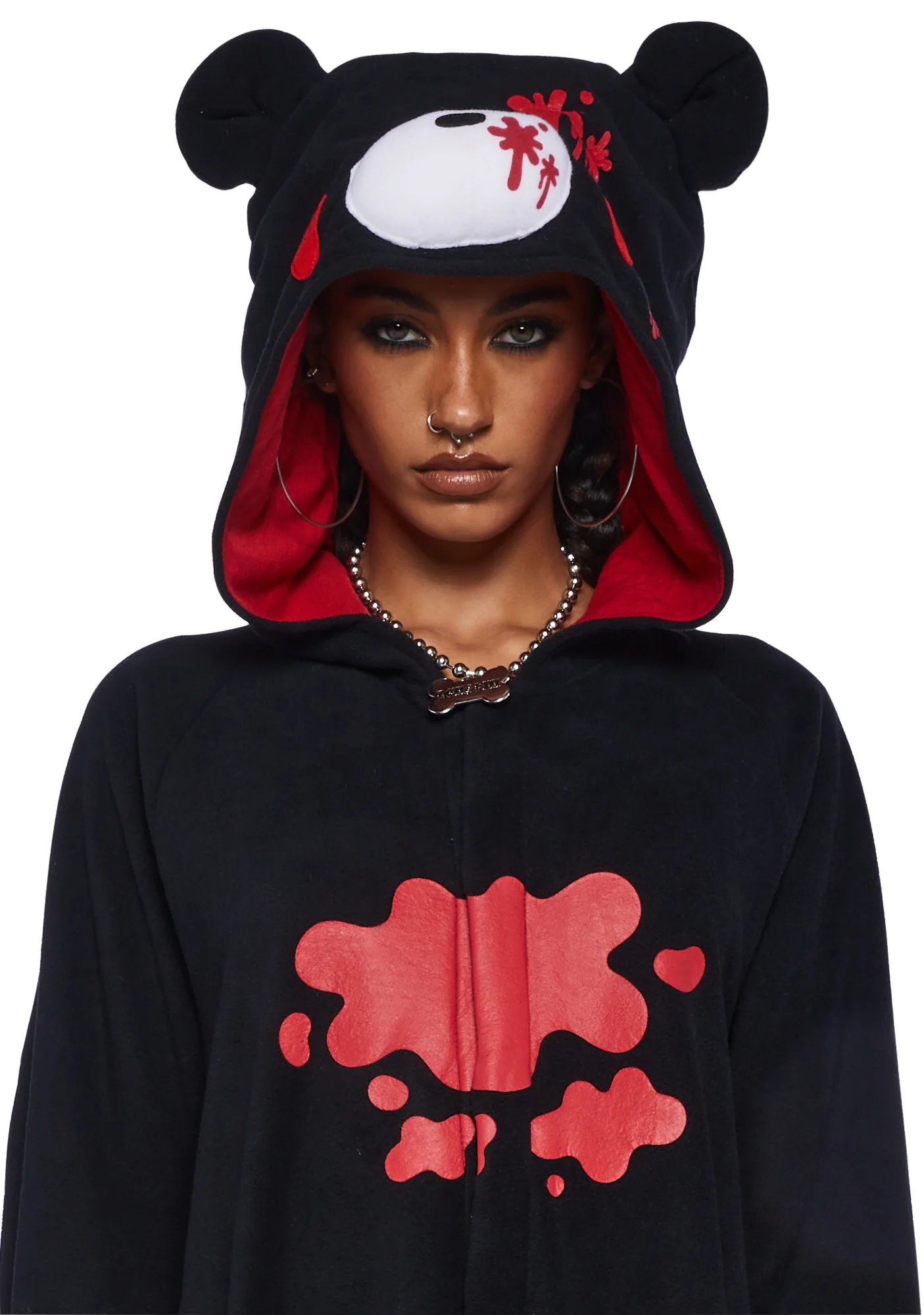 Gloomy Bear Kigurumi Onesie - Black - Image 2