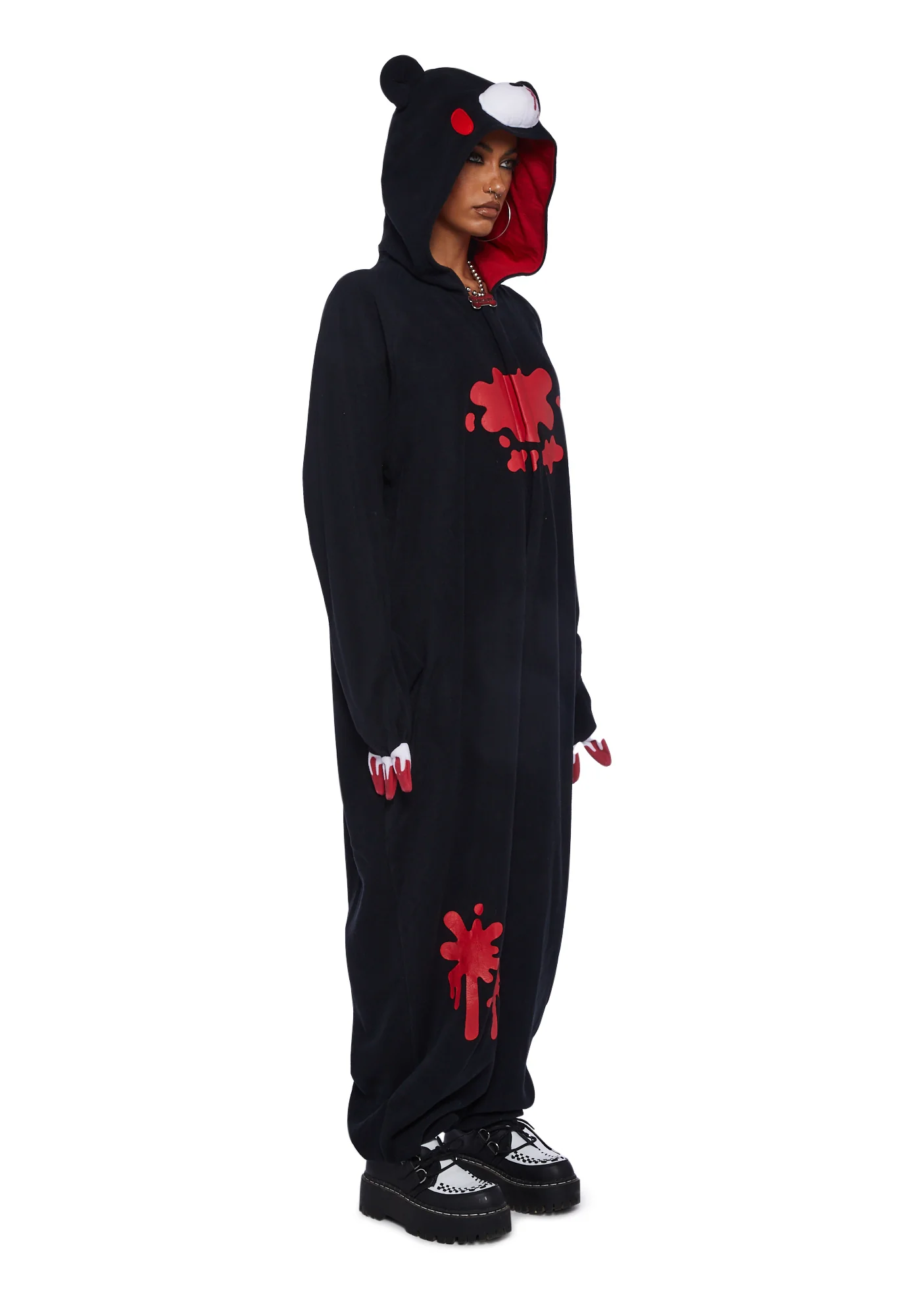 Gloomy Bear Kigurumi Onesie - Black - Image 3