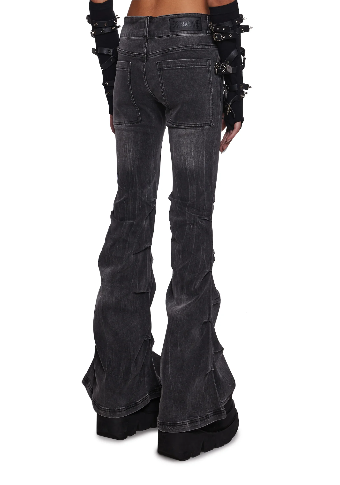 Frequency Wide Leg Pants - Denim - Image 4
