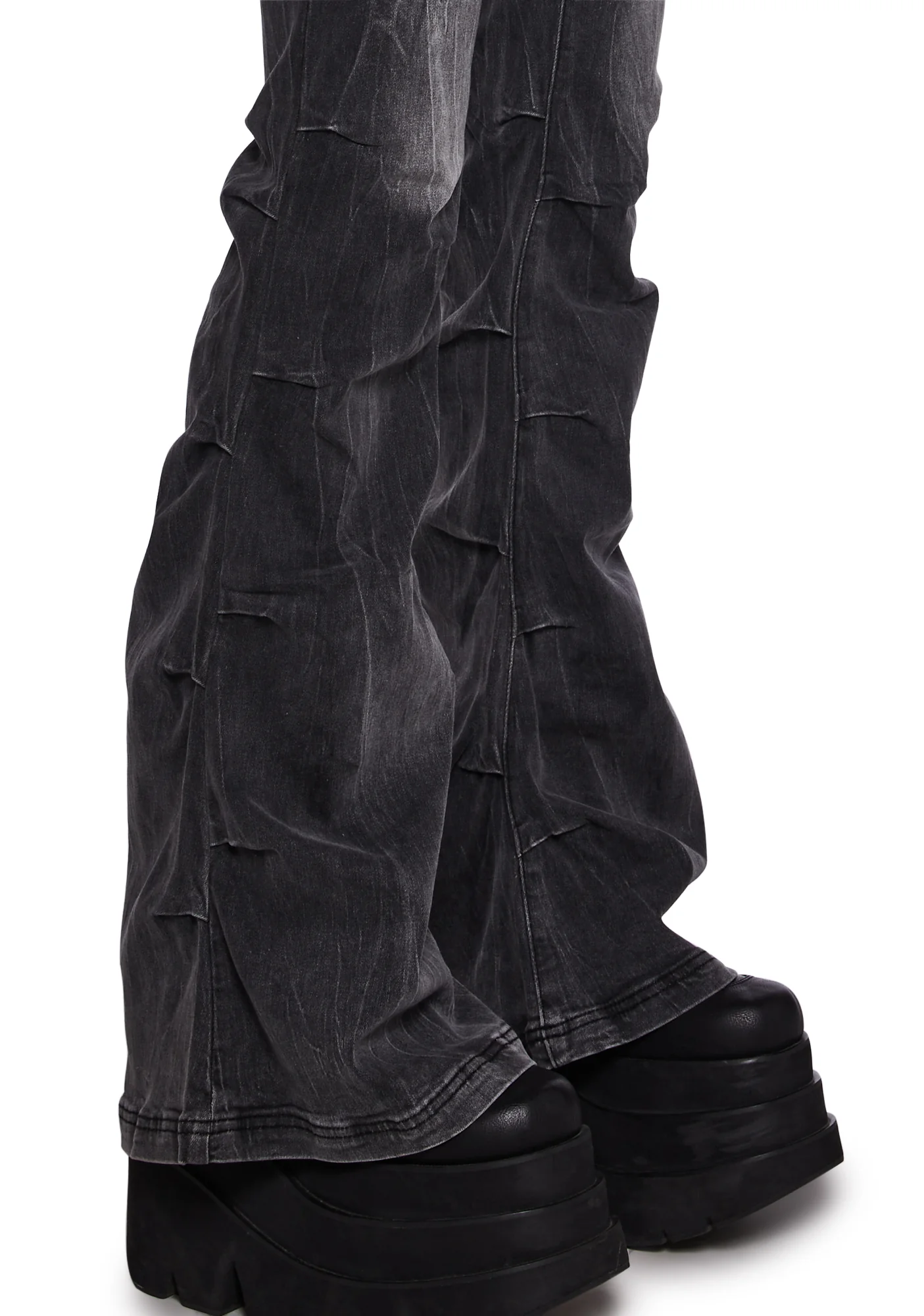 Frequency Wide Leg Pants - Denim - Image 5