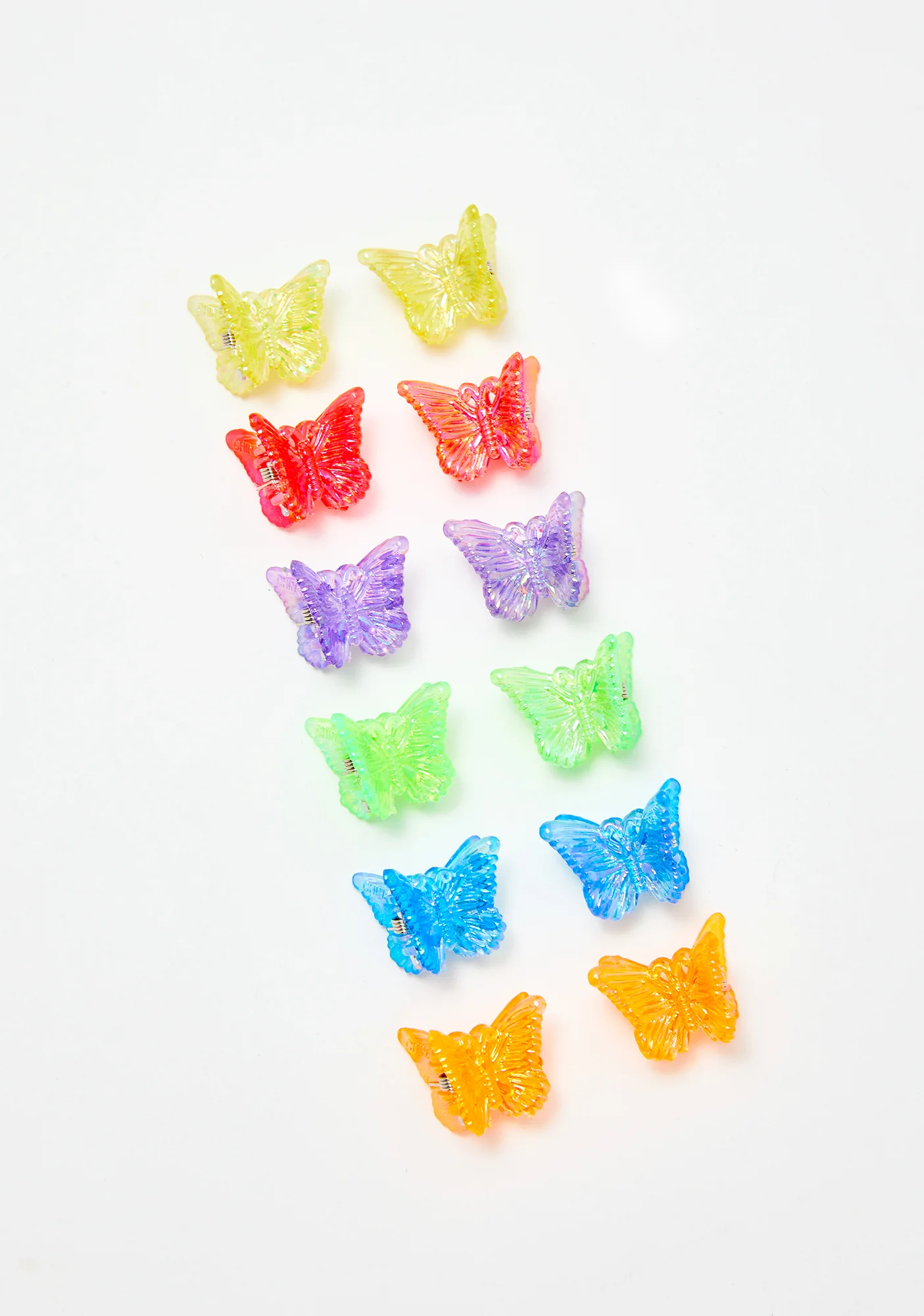 Glossy Butterfly Clip Set - Image 2