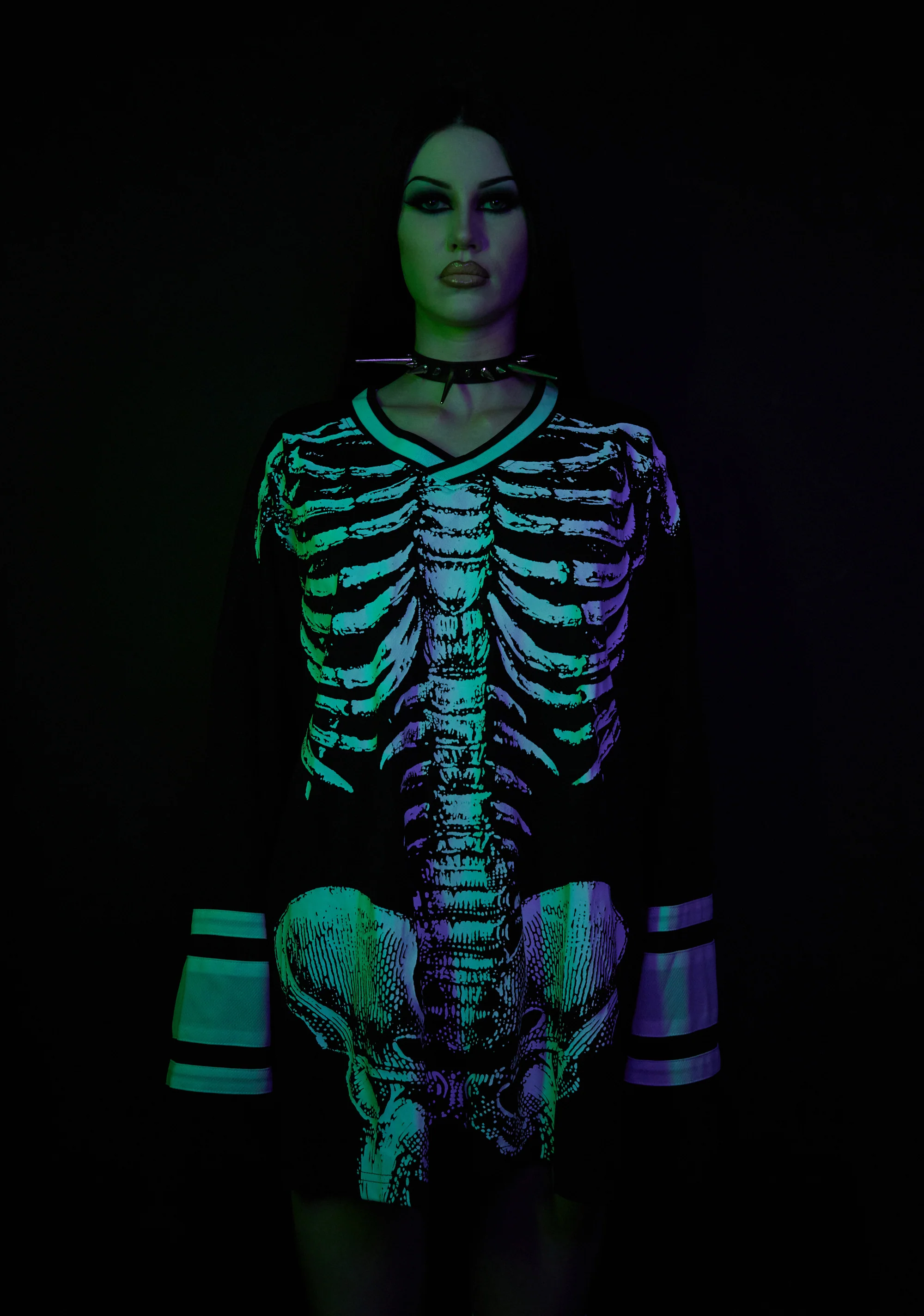 Glow In The Dark Skeleton Jersey - Image 3