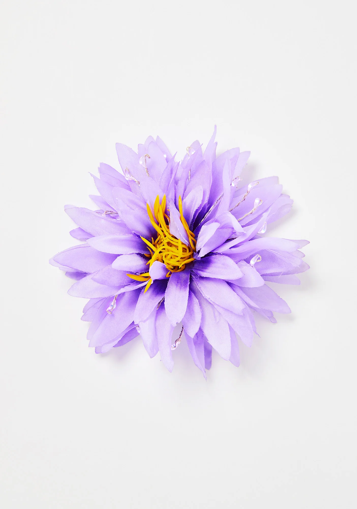 Glowing Dahlia Light Up Hair Flower - Image 3
