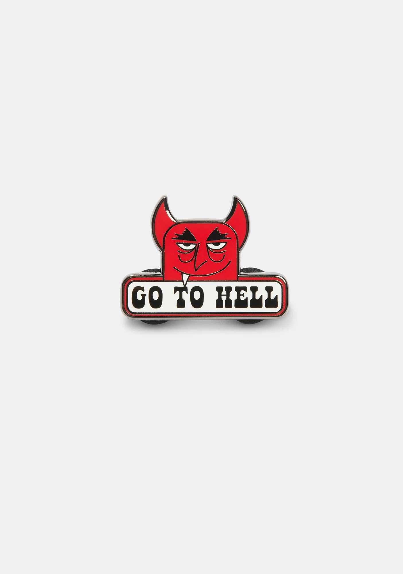 Go To Hell Enamel Pin - Image 2