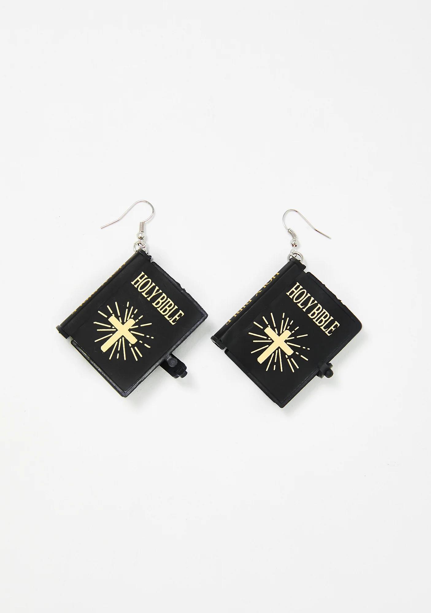 God's Plan Bible Earrings - Image 2