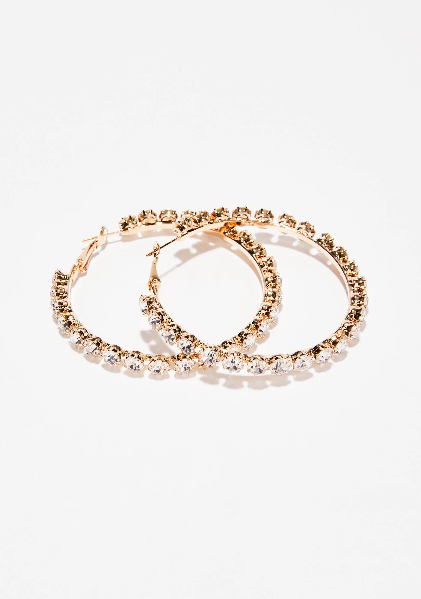 Gold Go Getter Hoop Earrings - Image 2