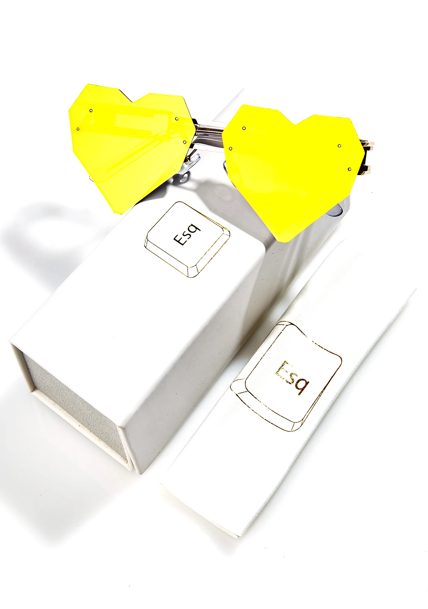 Gold Heart Speqz Sunglasses - Image 3