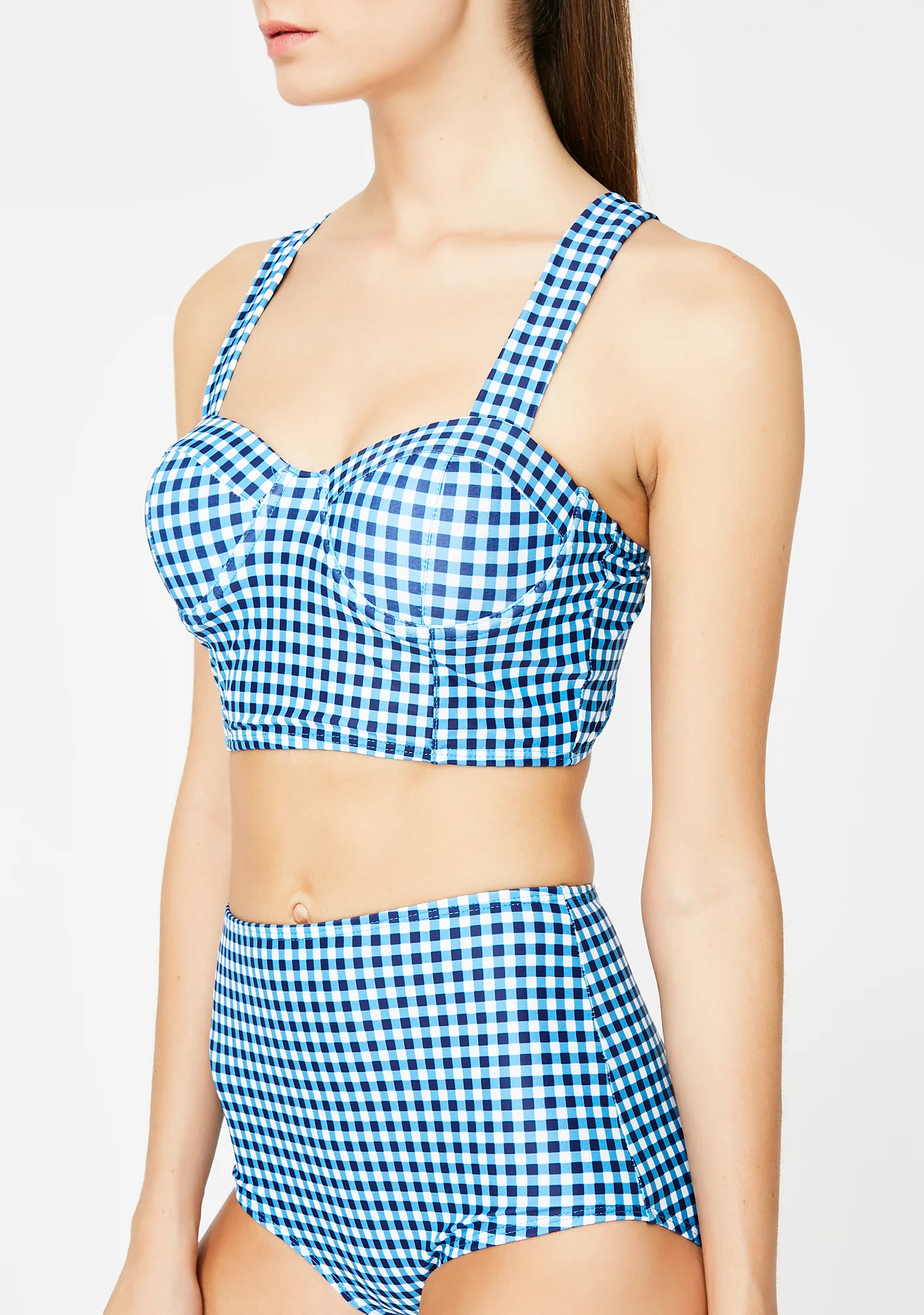 Good Time Girl Gingham Bikini Set - Image 4