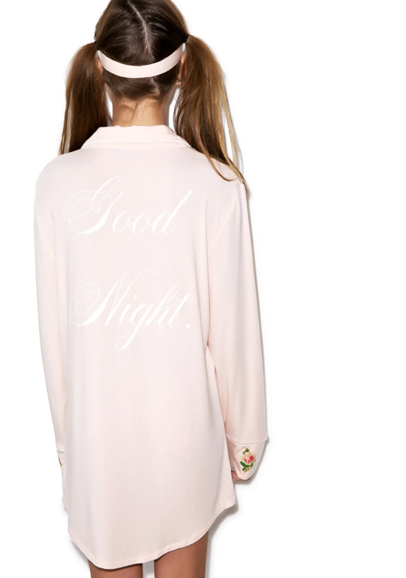 Goodnight Sleep Shirt - Light Pink - Image 3