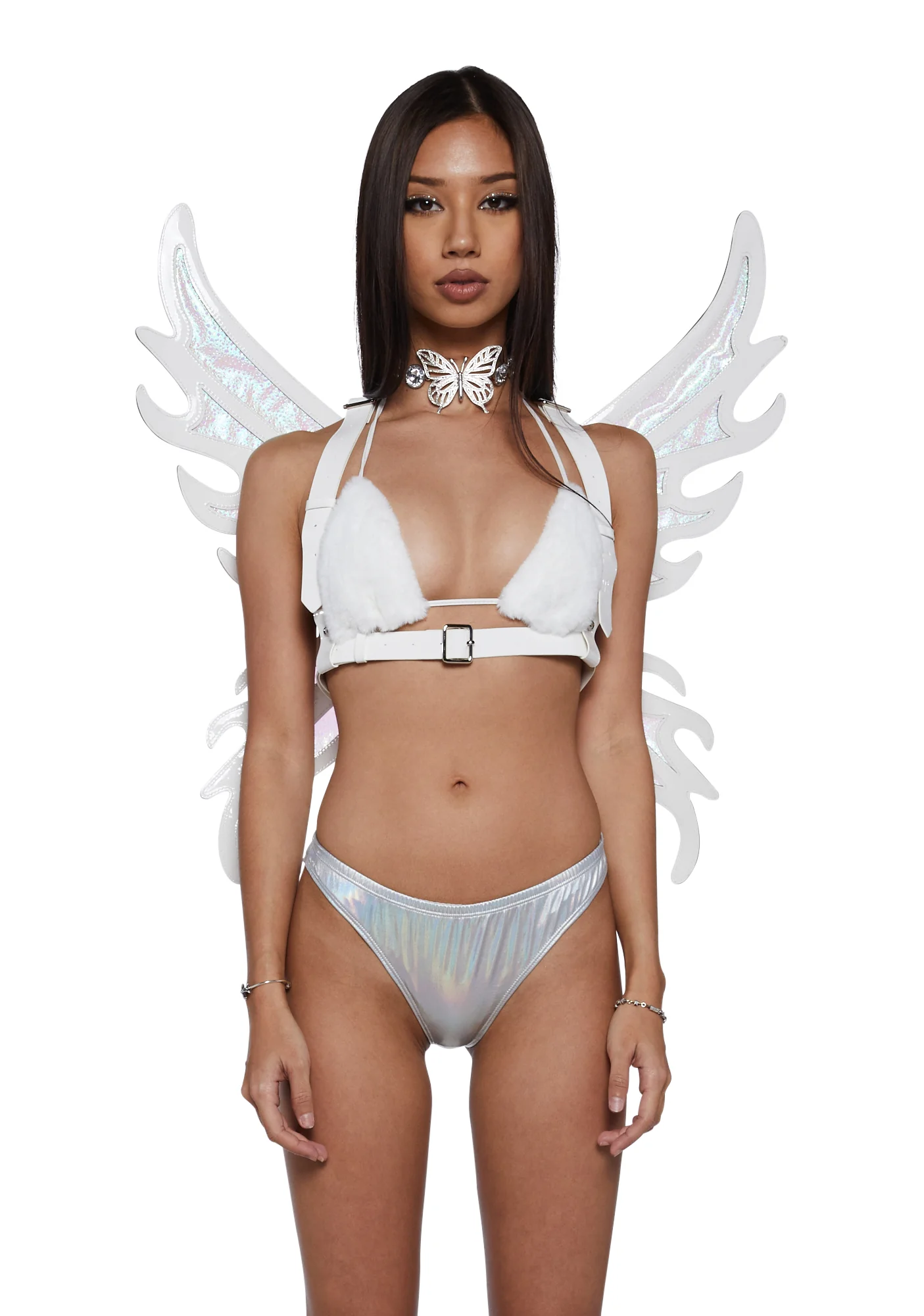 Gossamer Frights Fairy Wing Harness - White - Image 3