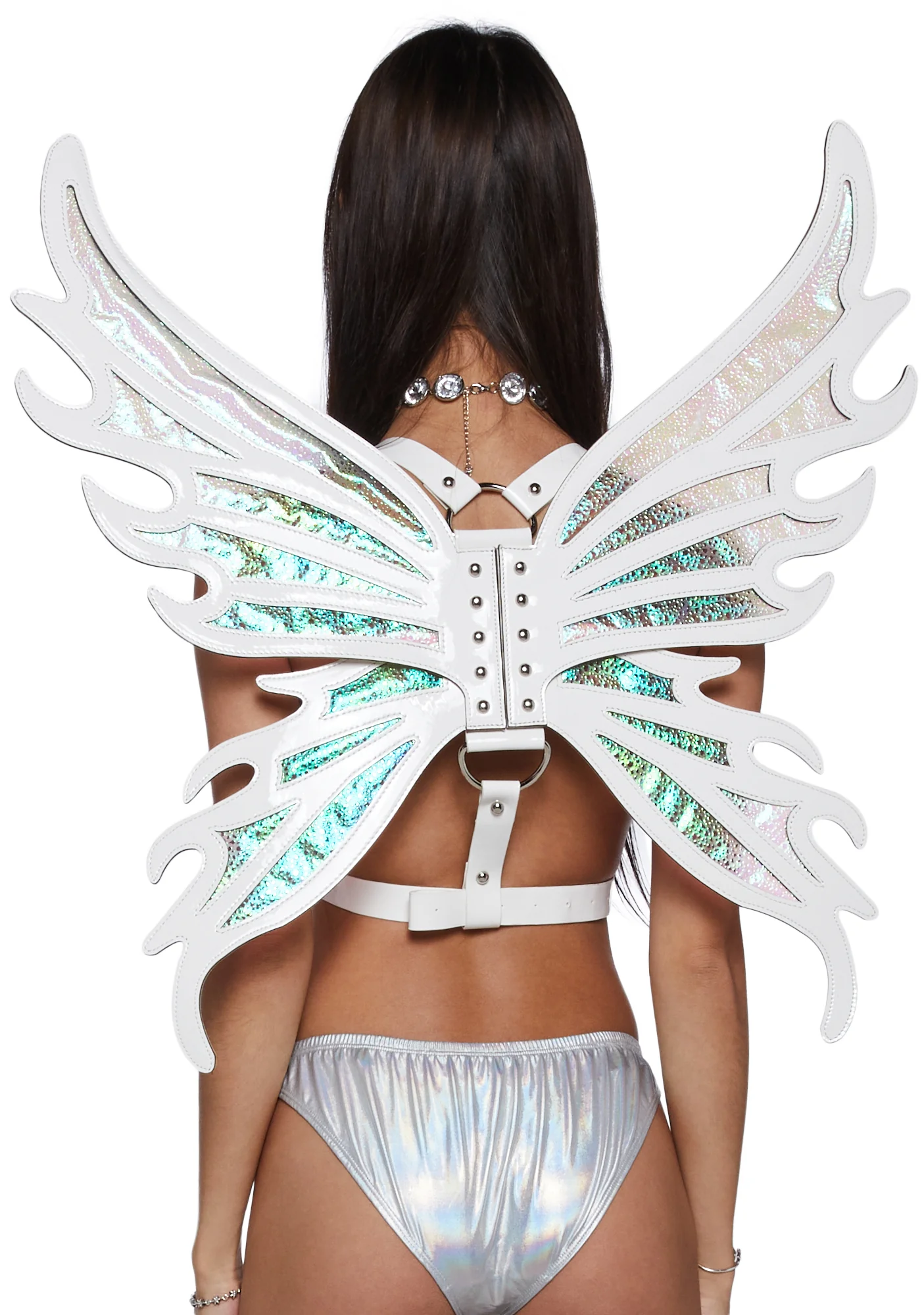 Gossamer Frights Fairy Wing Harness - White - Image 5