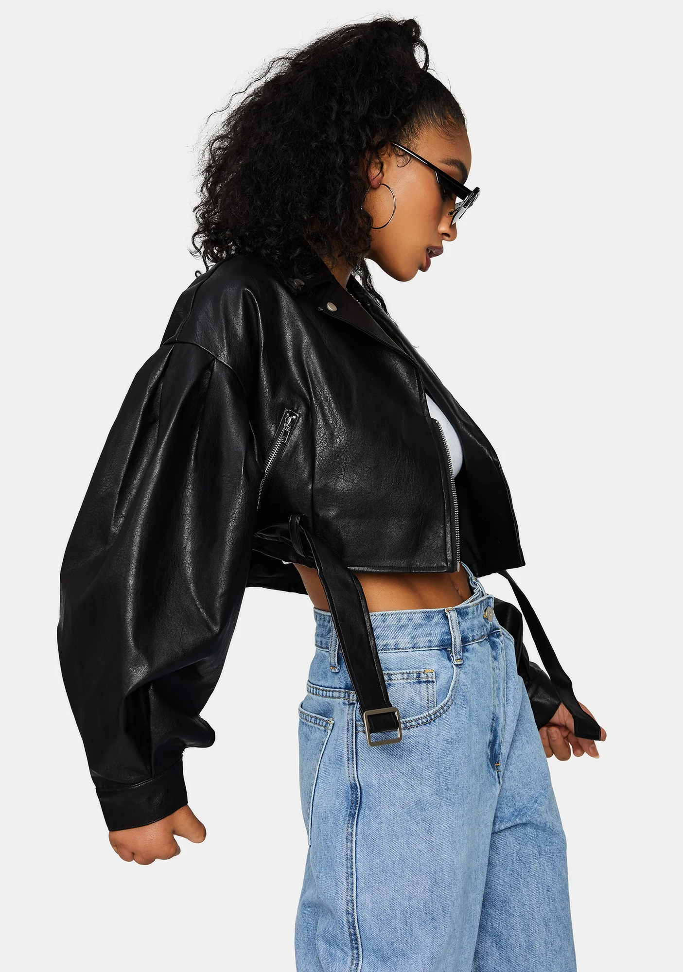 Got Bad Blood Crop Moto Jacket - Image 2