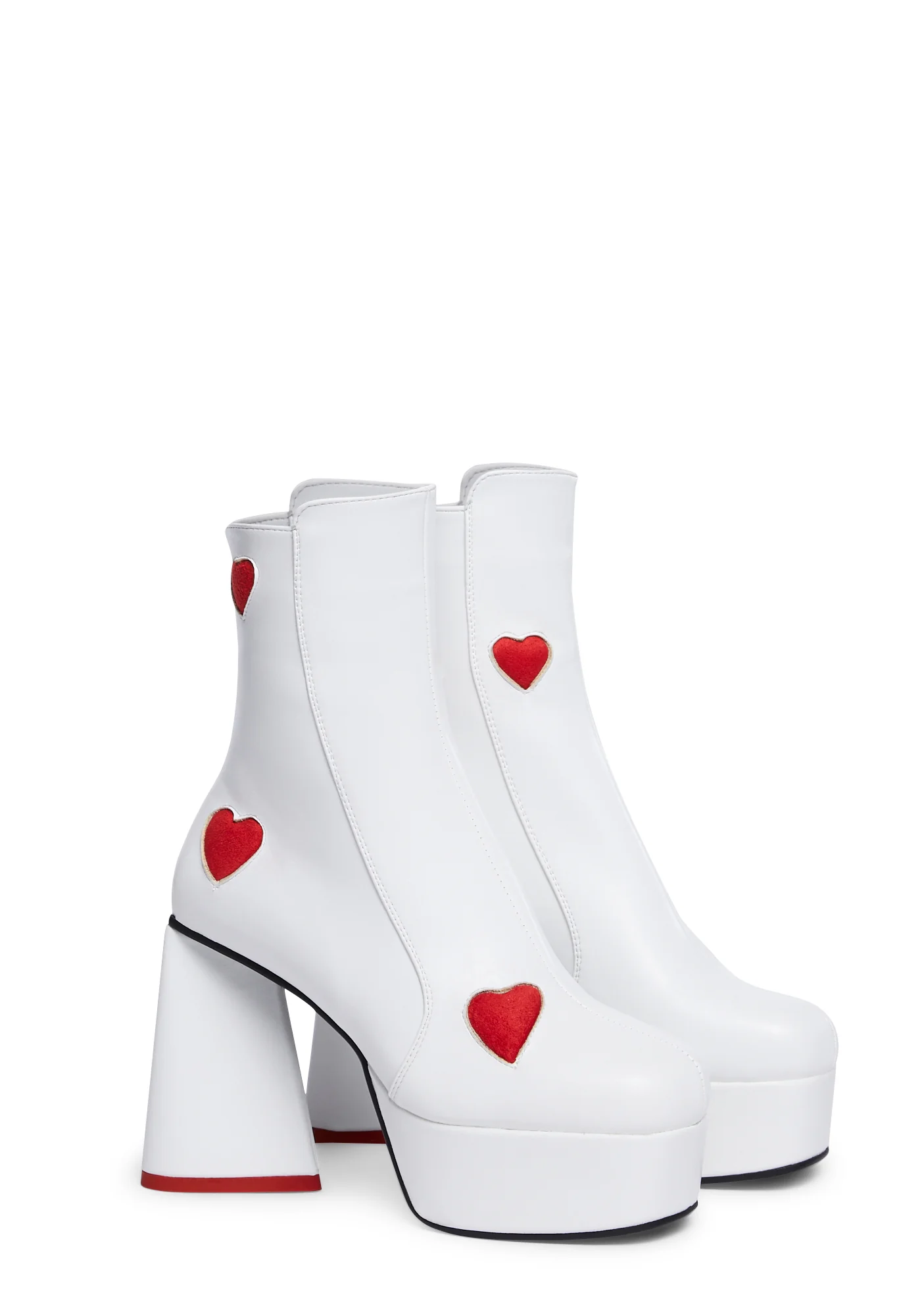Got Me Thinkin' Ankle Boots - White - Image 3