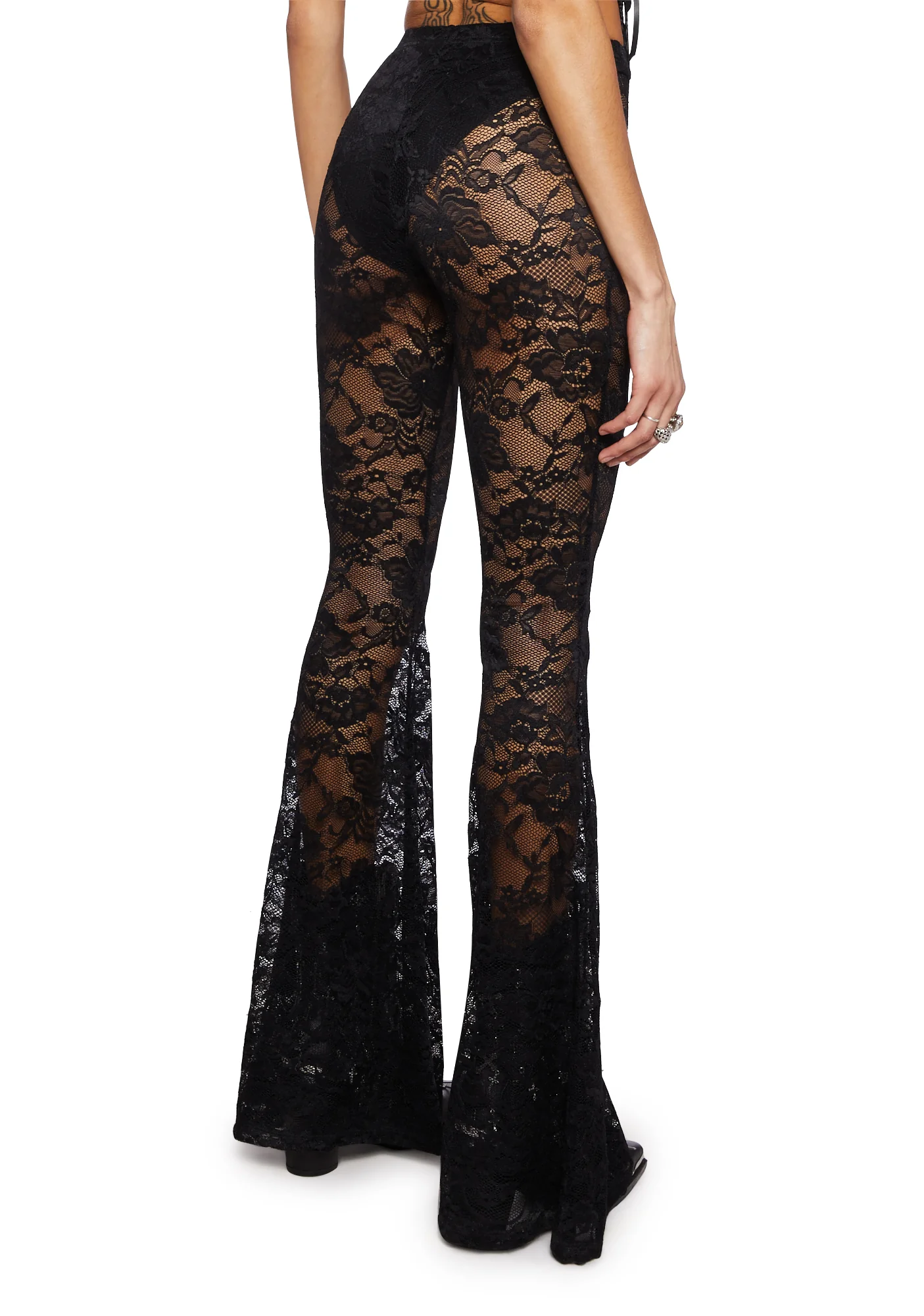 Got Your Attention Lace Leggings - Image 4