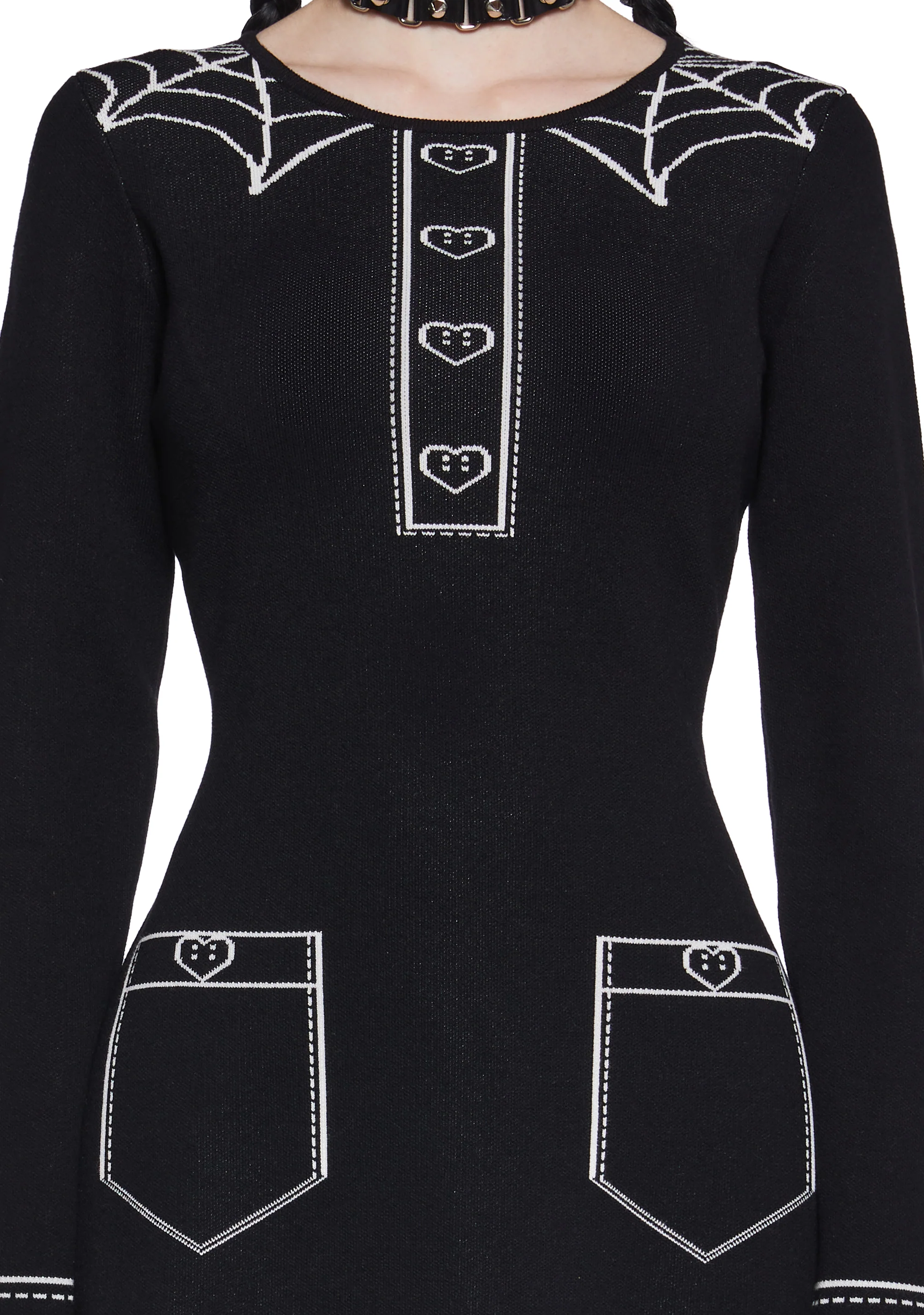 Goth Party Doll Mini Dress - Image 5
