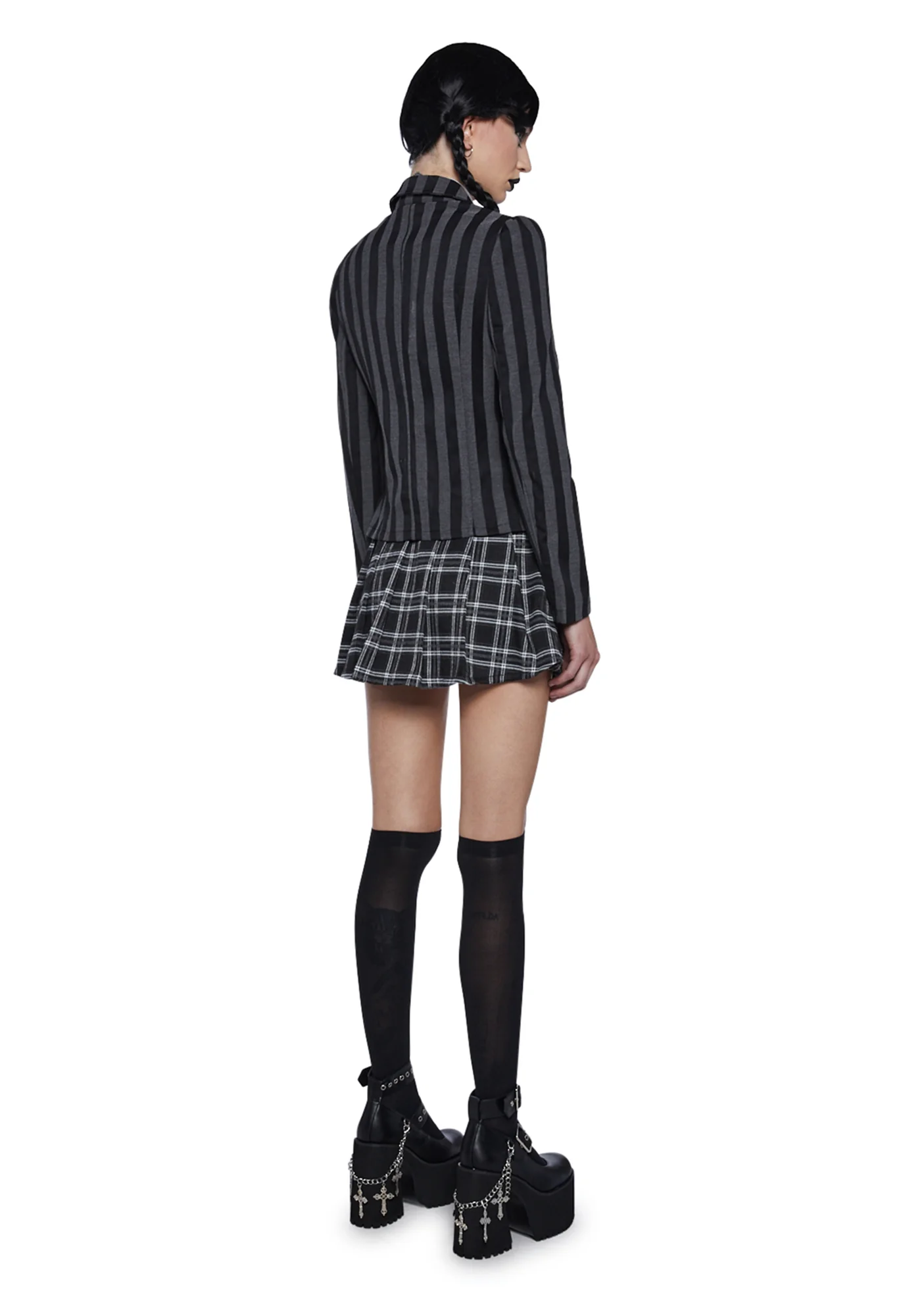 Goth School Girl Wig - Image 4