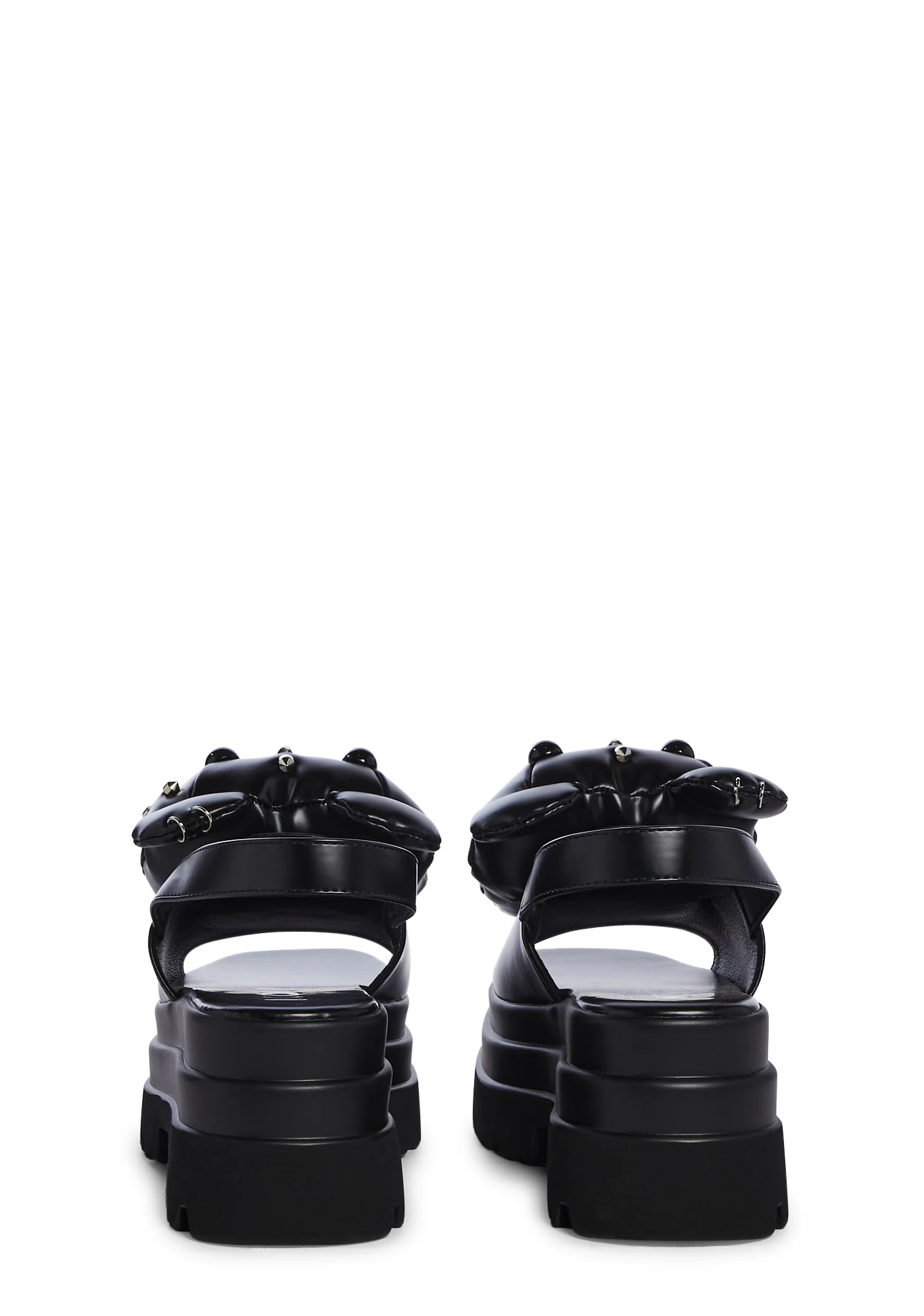 Gothic Hug Life Platform Sandals - Image 4