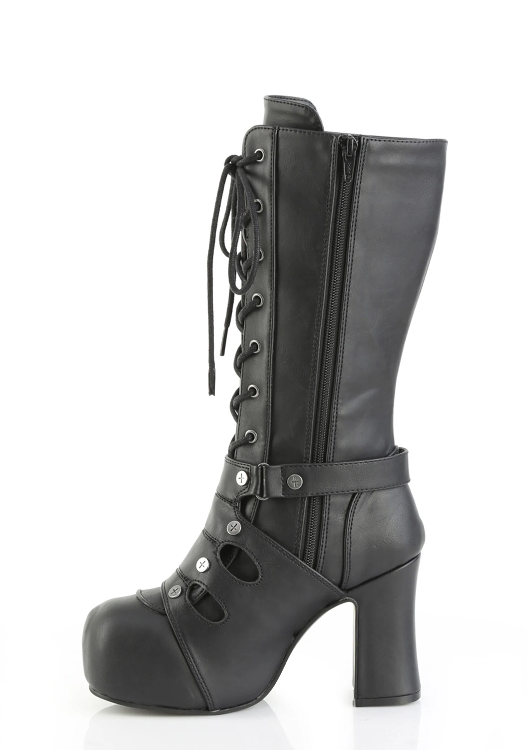 Gothika-152 Platform Mid-Calf Boots - Image 2