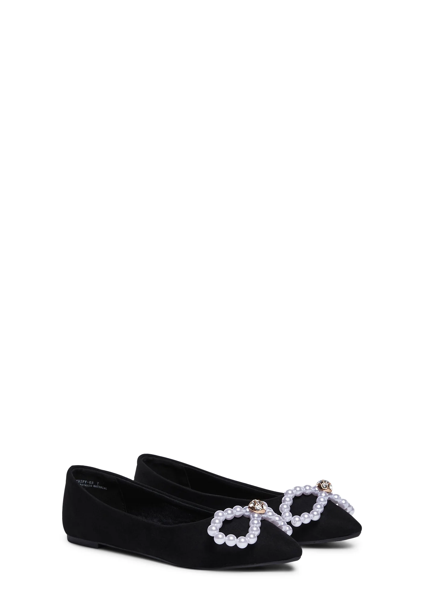 Grace Mode Pointed Flats - Black - Image 3