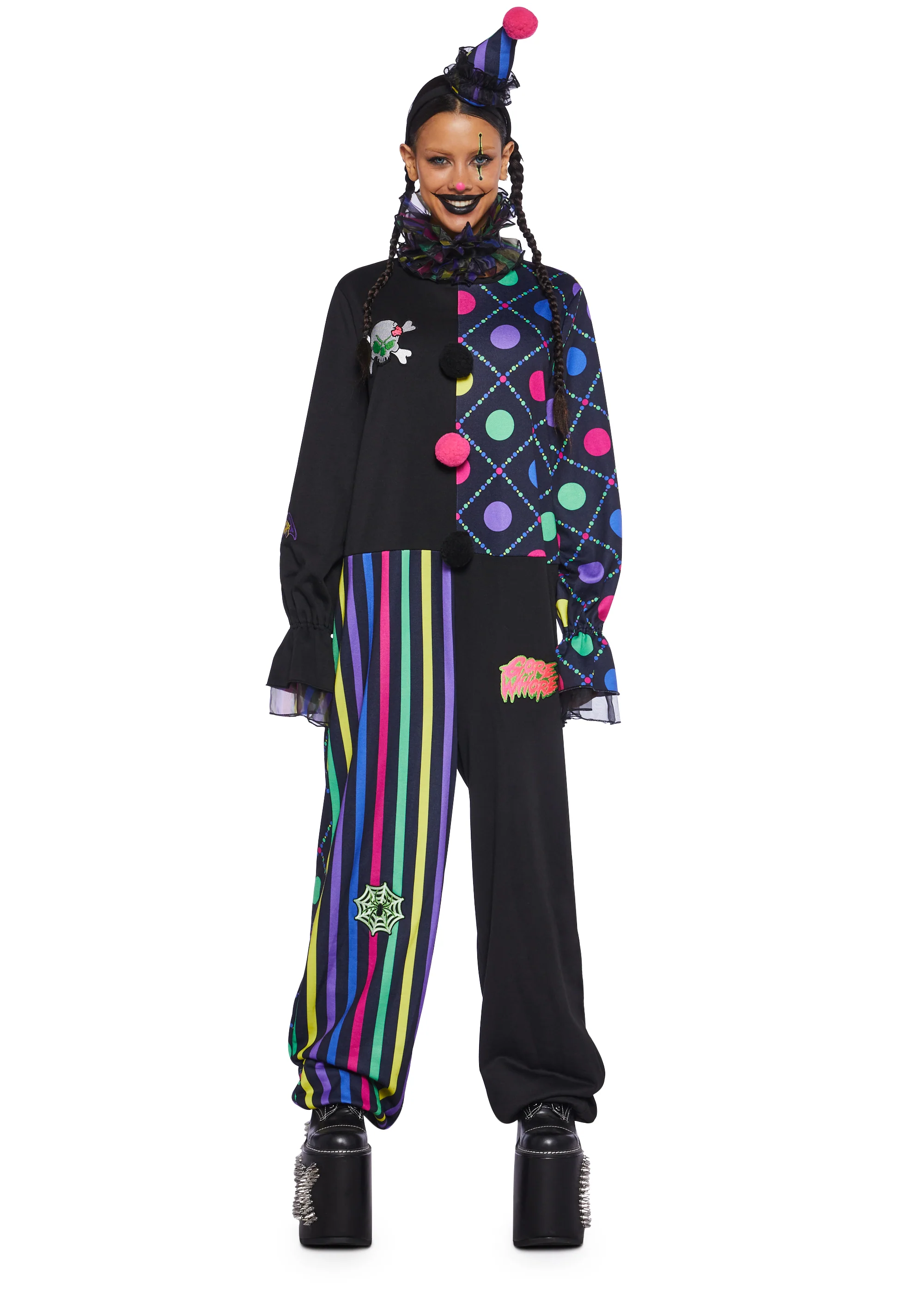 Graffiti Giggles Clown Costume Set - Image 4