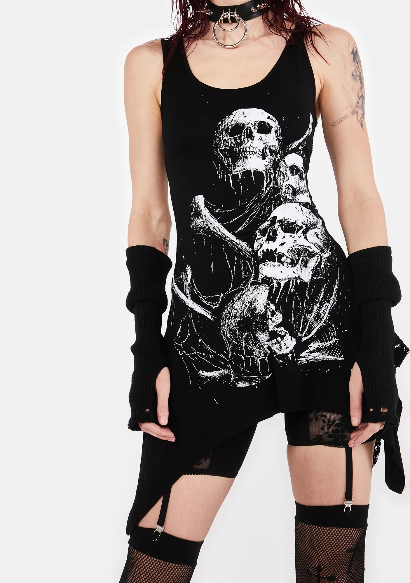 Graveyard Skulls Tank Top - Image 2