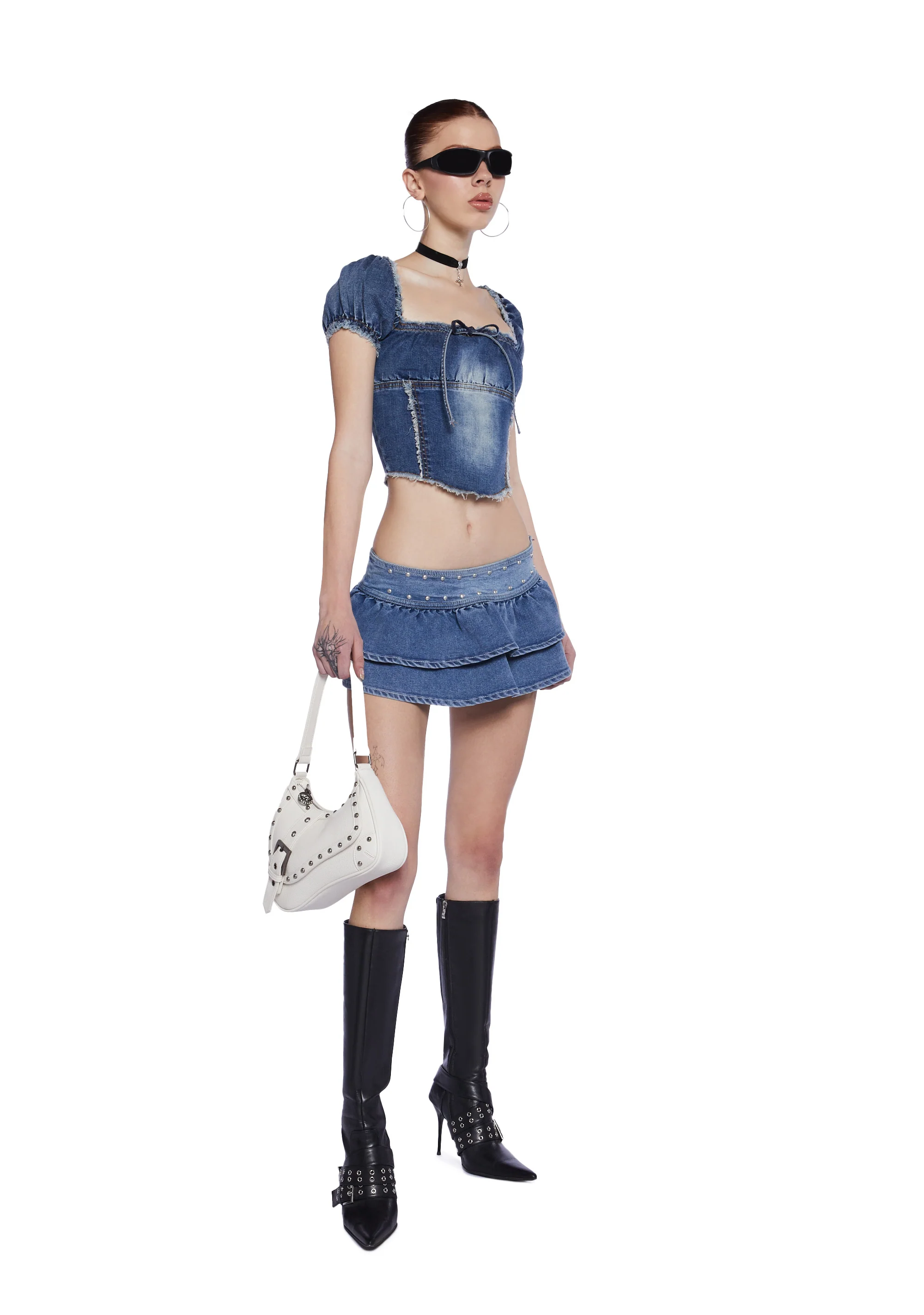 Greta Denim Top - Image 2