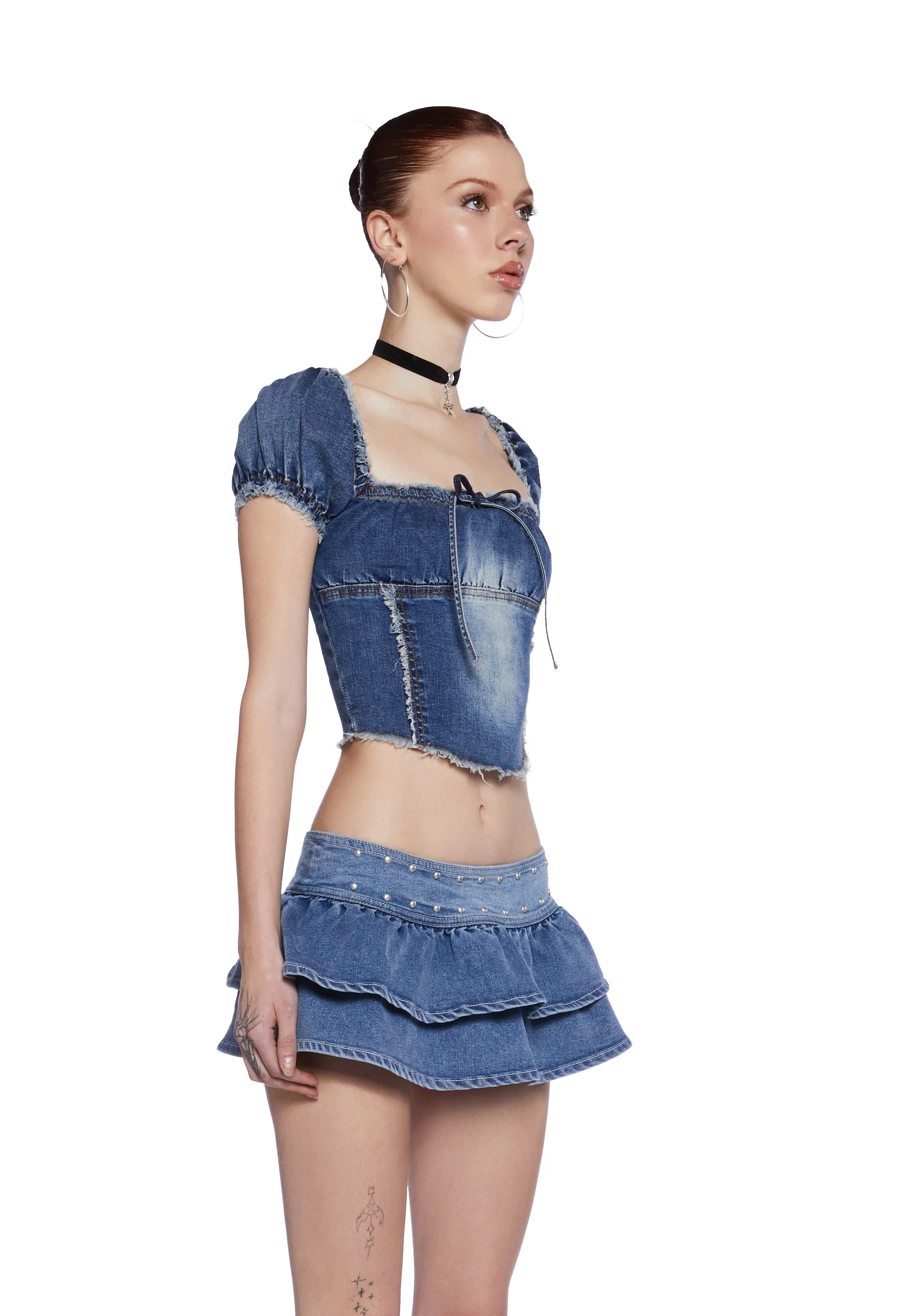 Greta Denim Top - Image 3