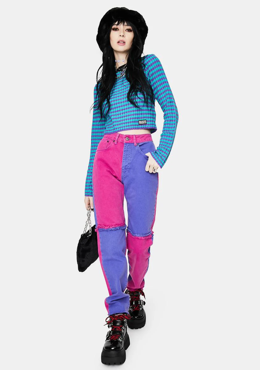 Gretchen Stripe Long Sleeve Top - Image 3
