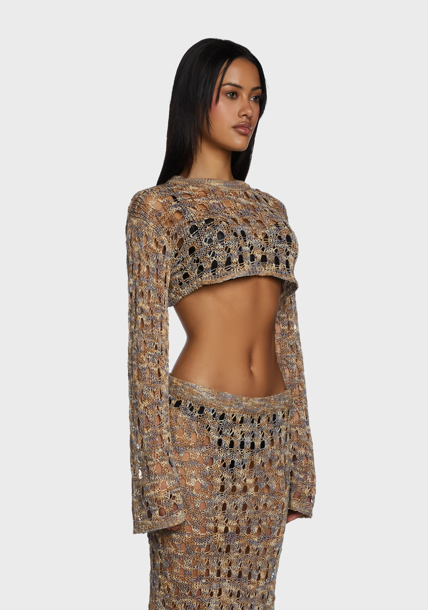 Gretel Super Cropped Knit Top - Image 3