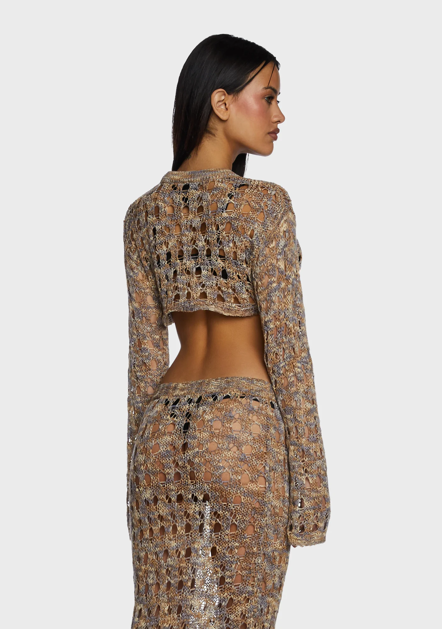 Gretel Super Cropped Knit Top - Image 4