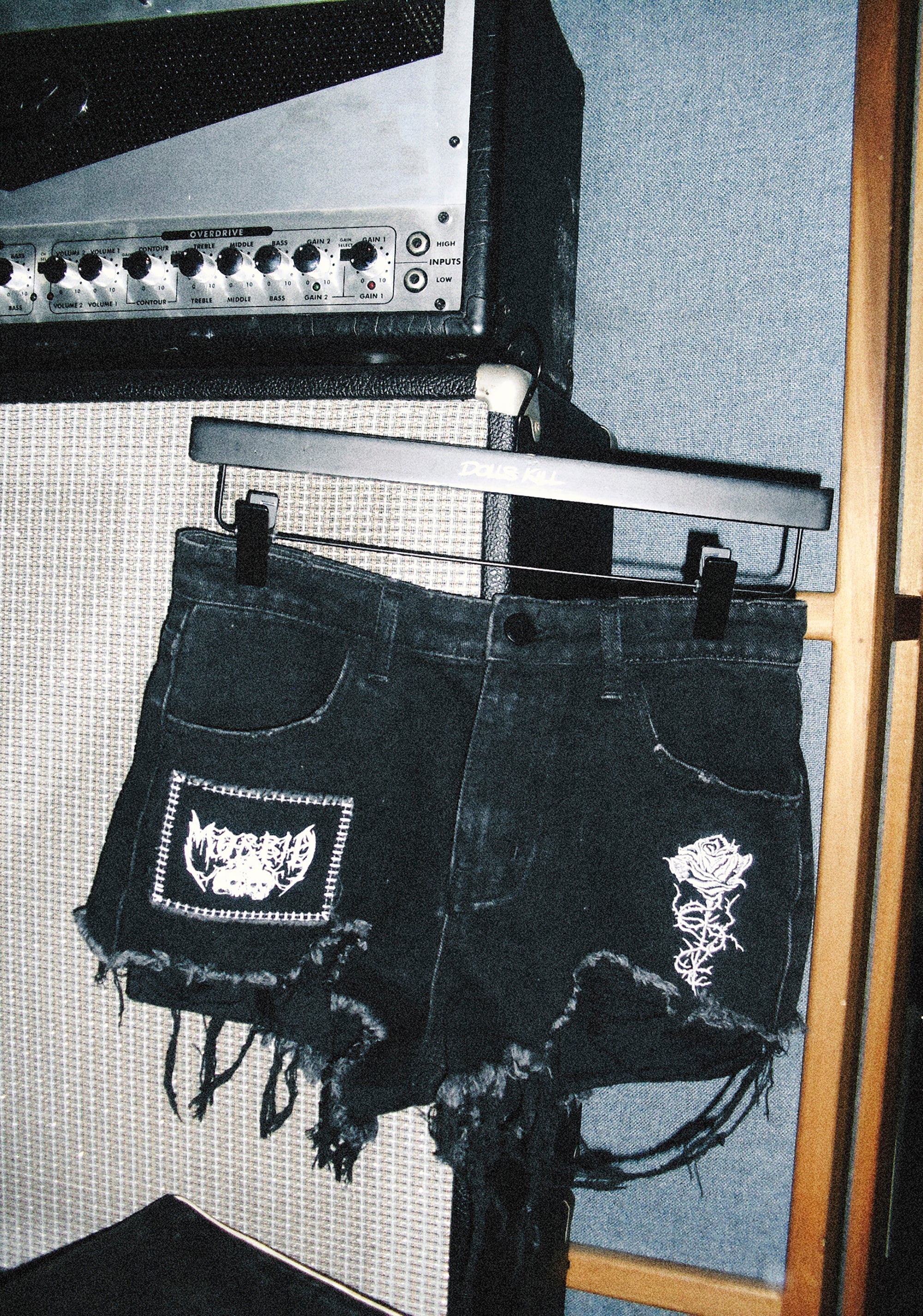 Grim Dynamo High Waisted Denim Shorts - Image 10