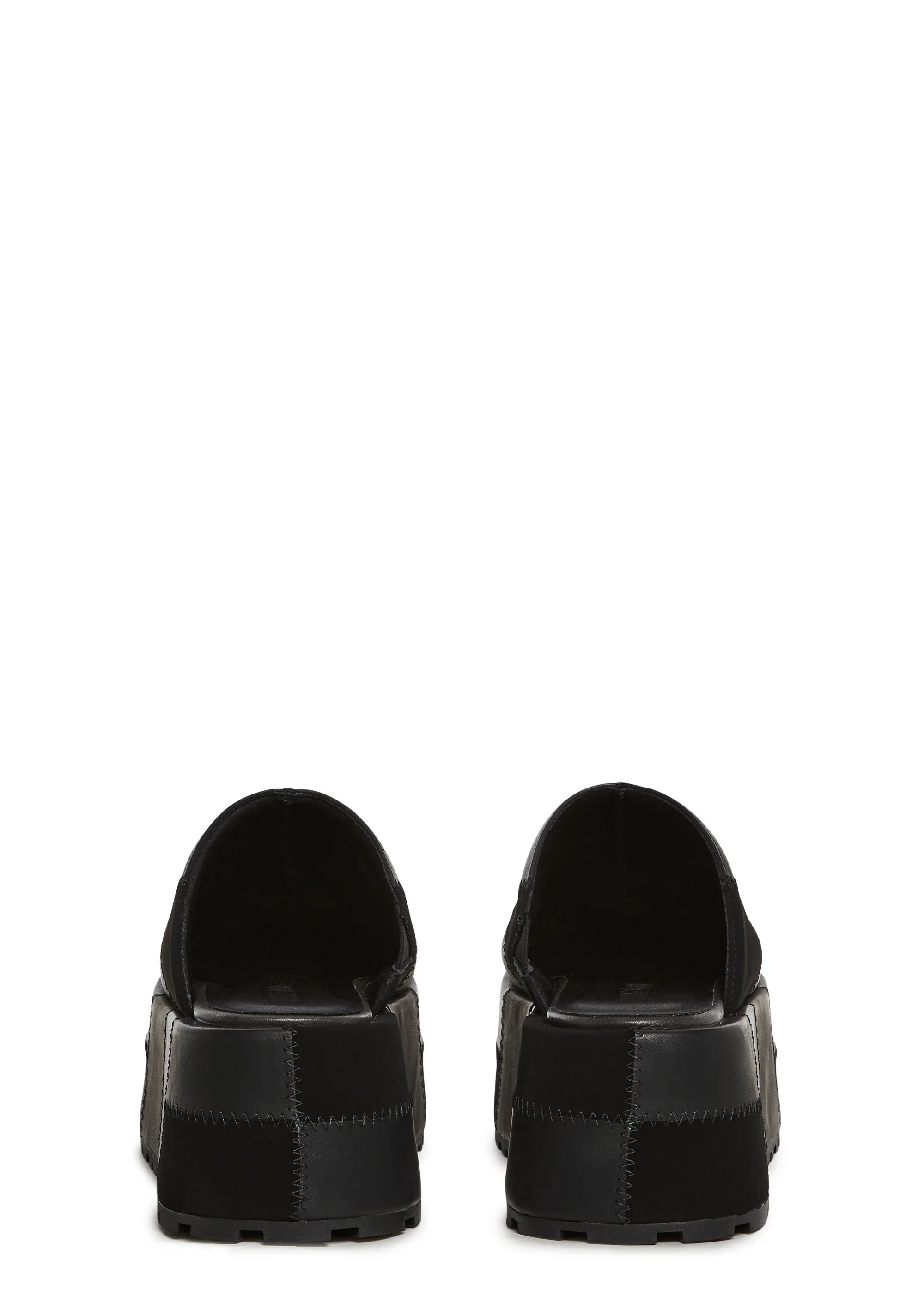 Gritty Rebel Platform Clogs - Black - Image 3