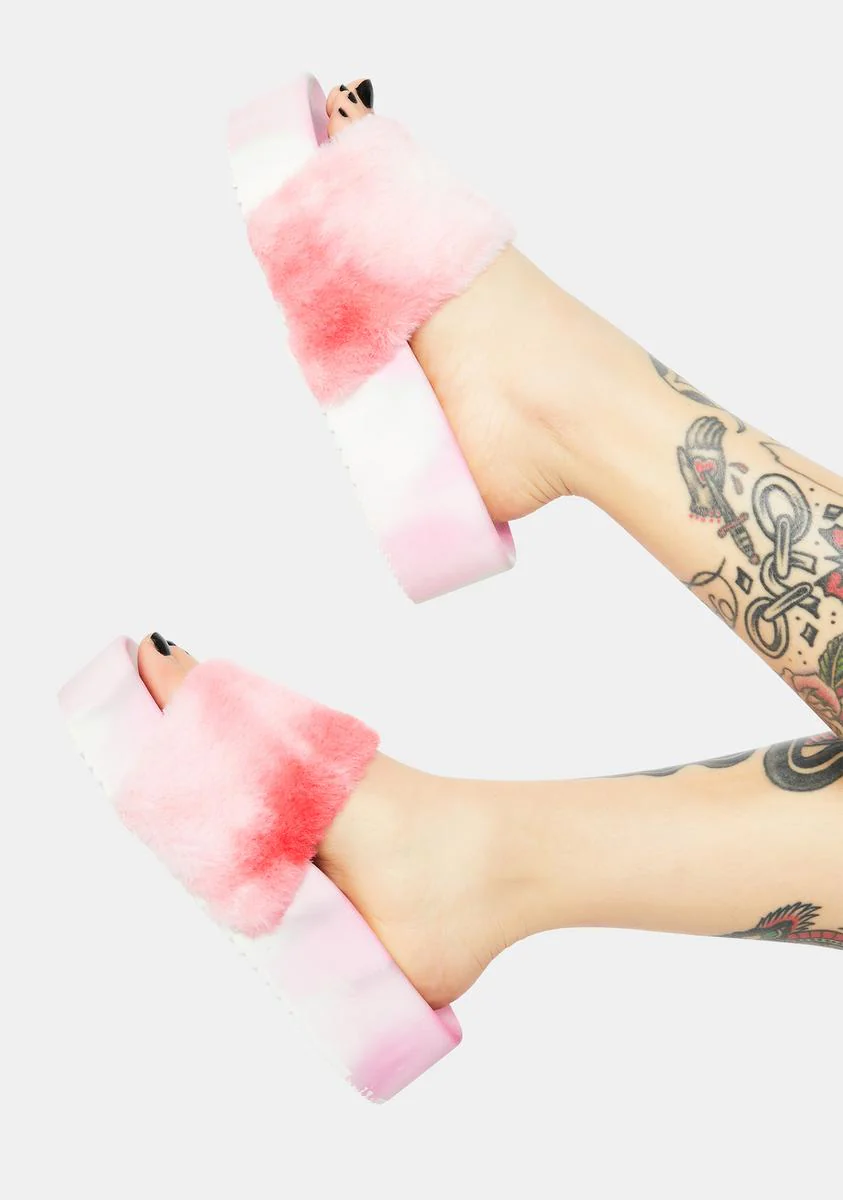 Grocery Glamour Fur Slides - Image 2