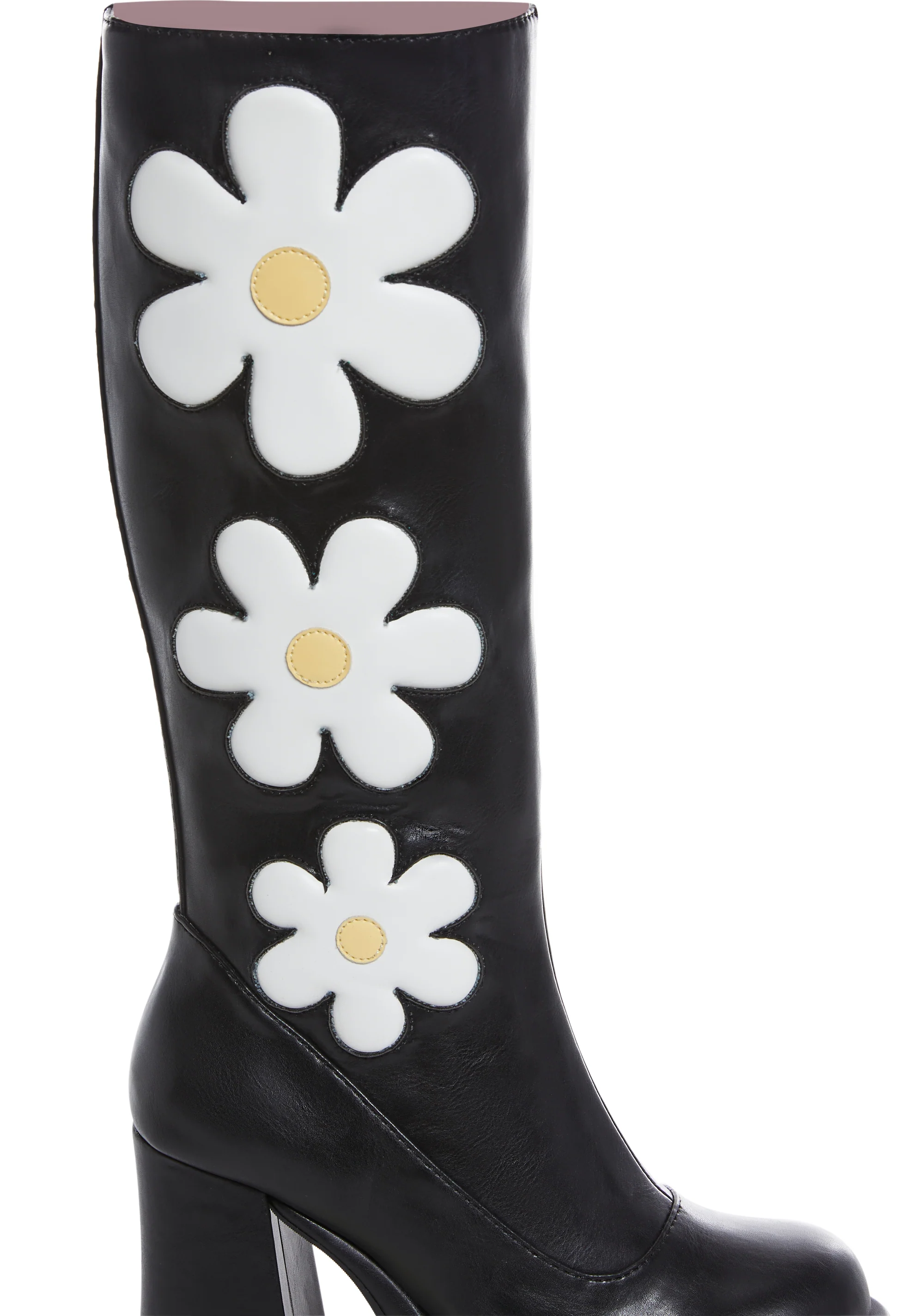Groovy Shindig Platform Boots - Black - Image 2