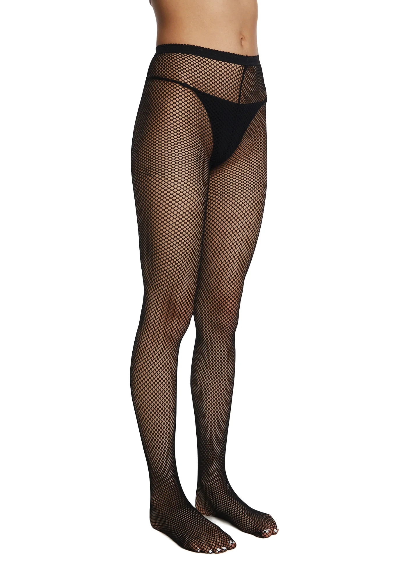 Groupie Luv Fishnet Tights - Image 2
