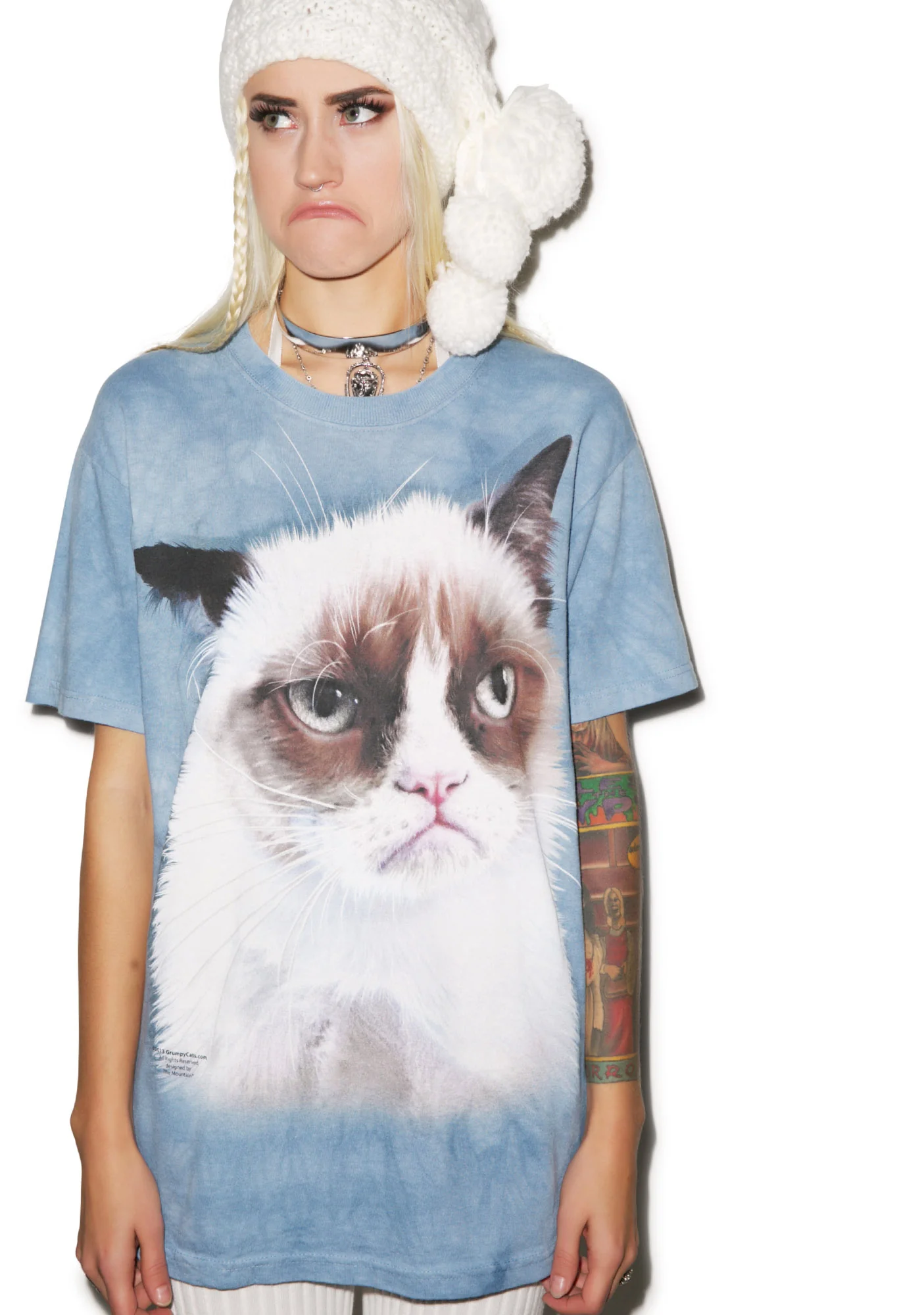 Grumpy in Blue Top - Image 2