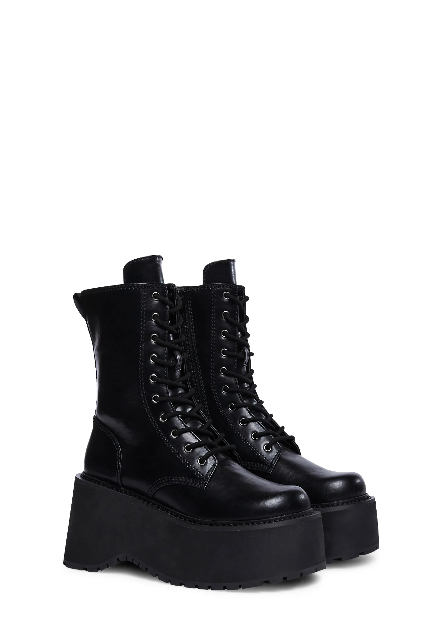 Grunge At Heart Combat Boots - Image 3