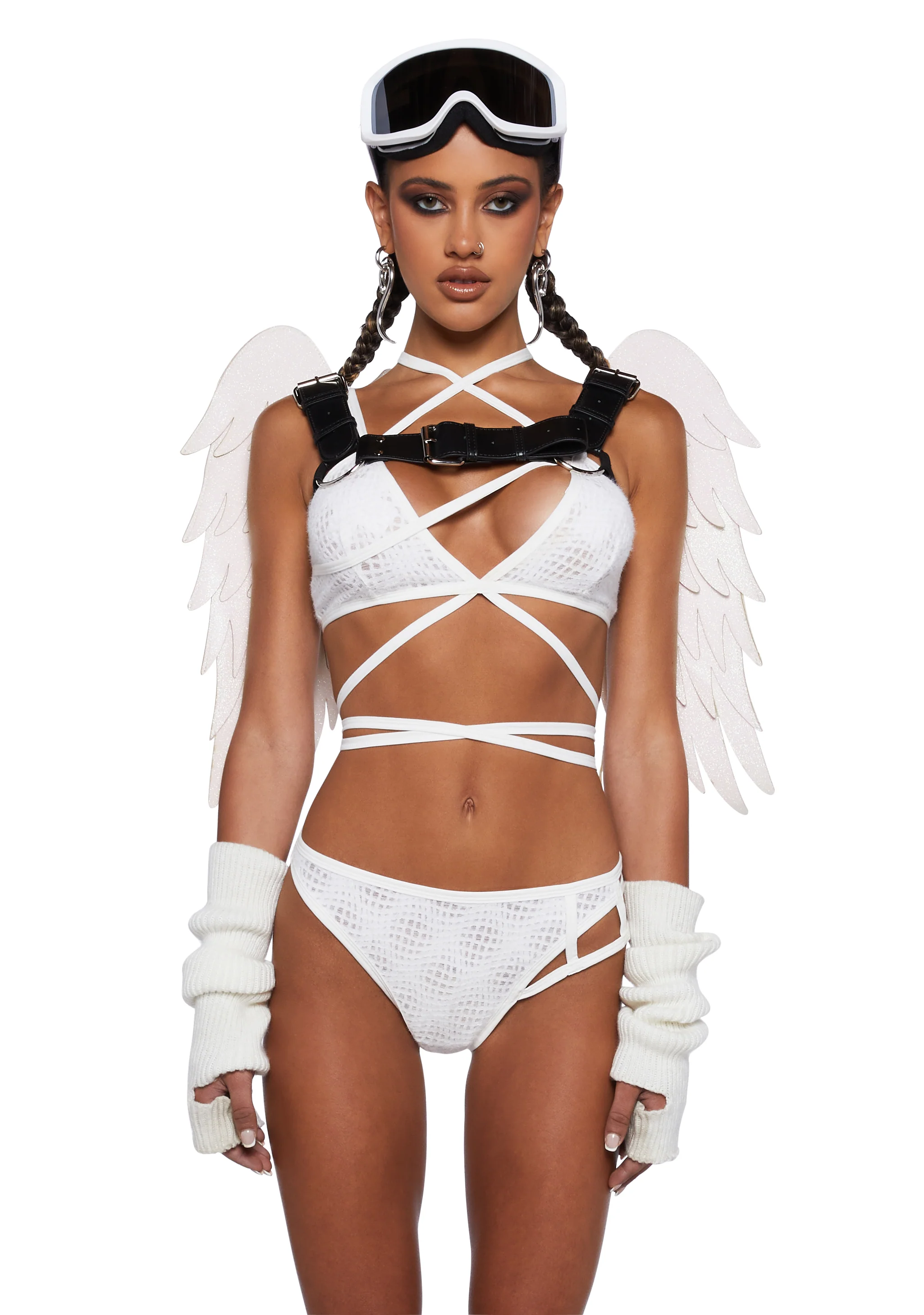 Guardian Angel Wings Harness - White - Image 3
