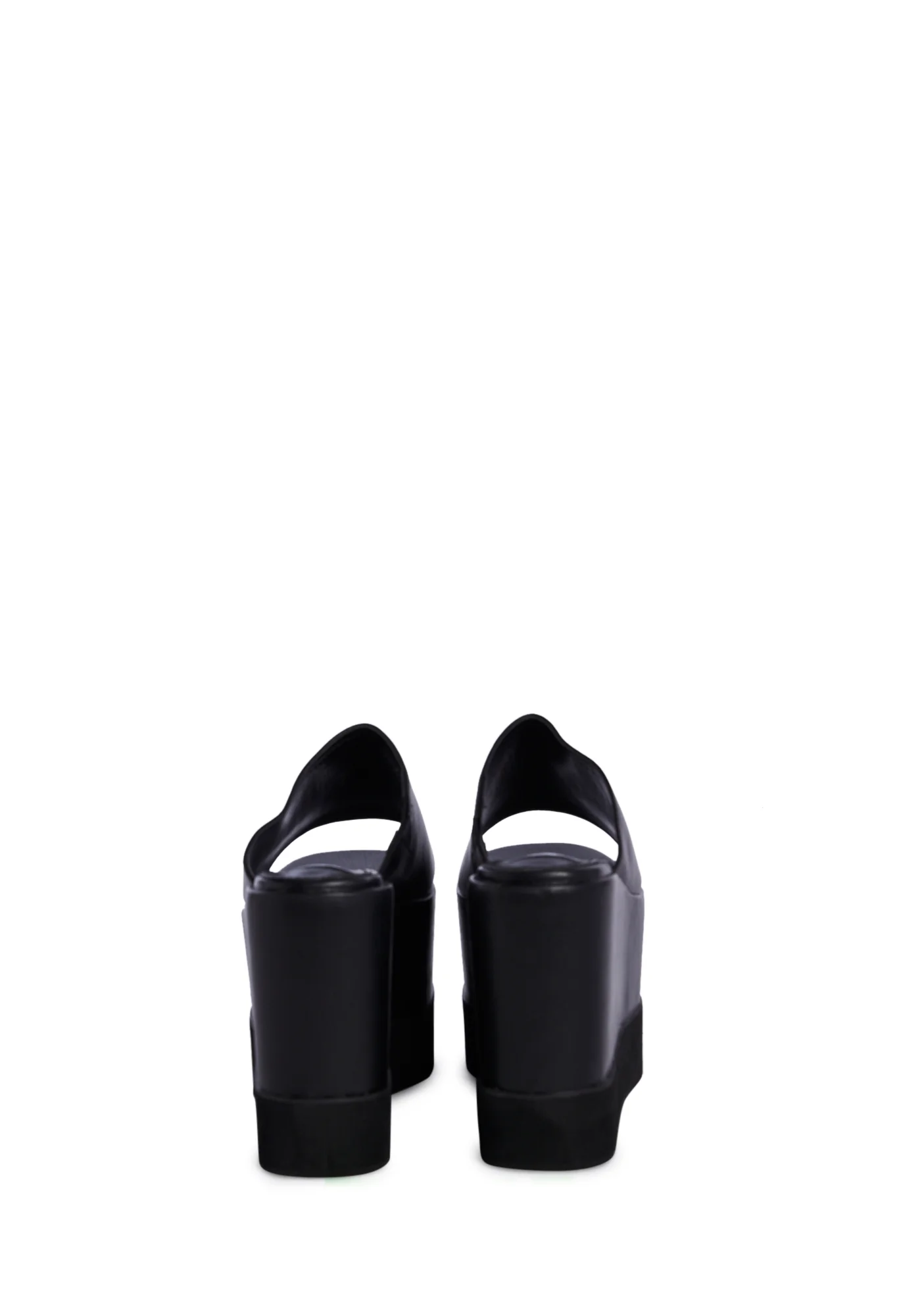Gus Platform Mules - Black - Image 4