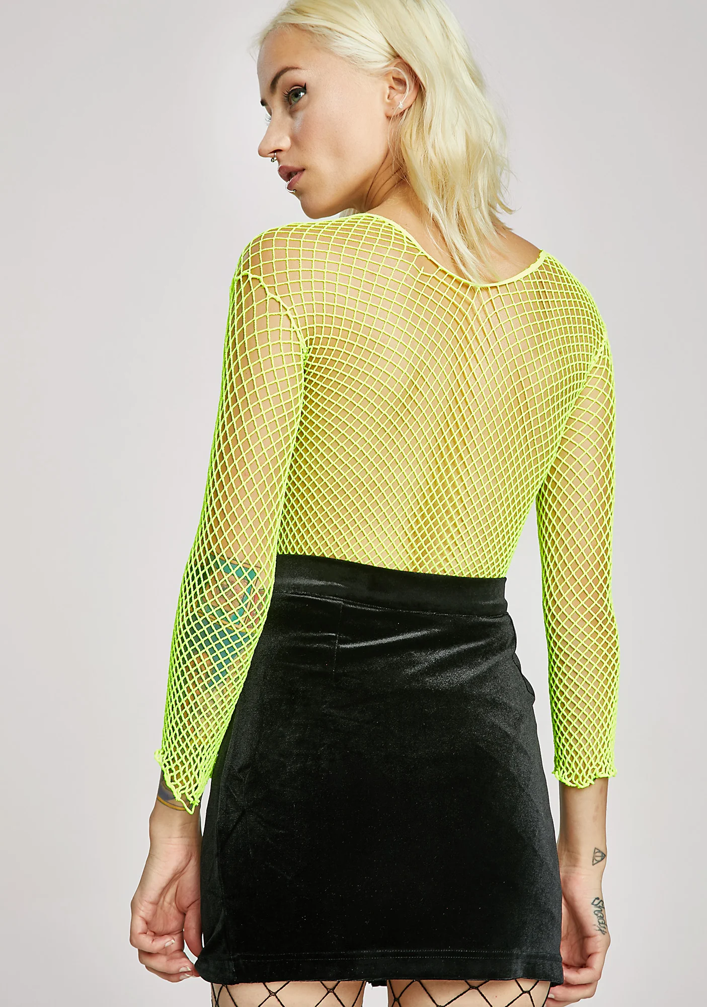 Gut Feeling Velvet Skirt - Image 4
