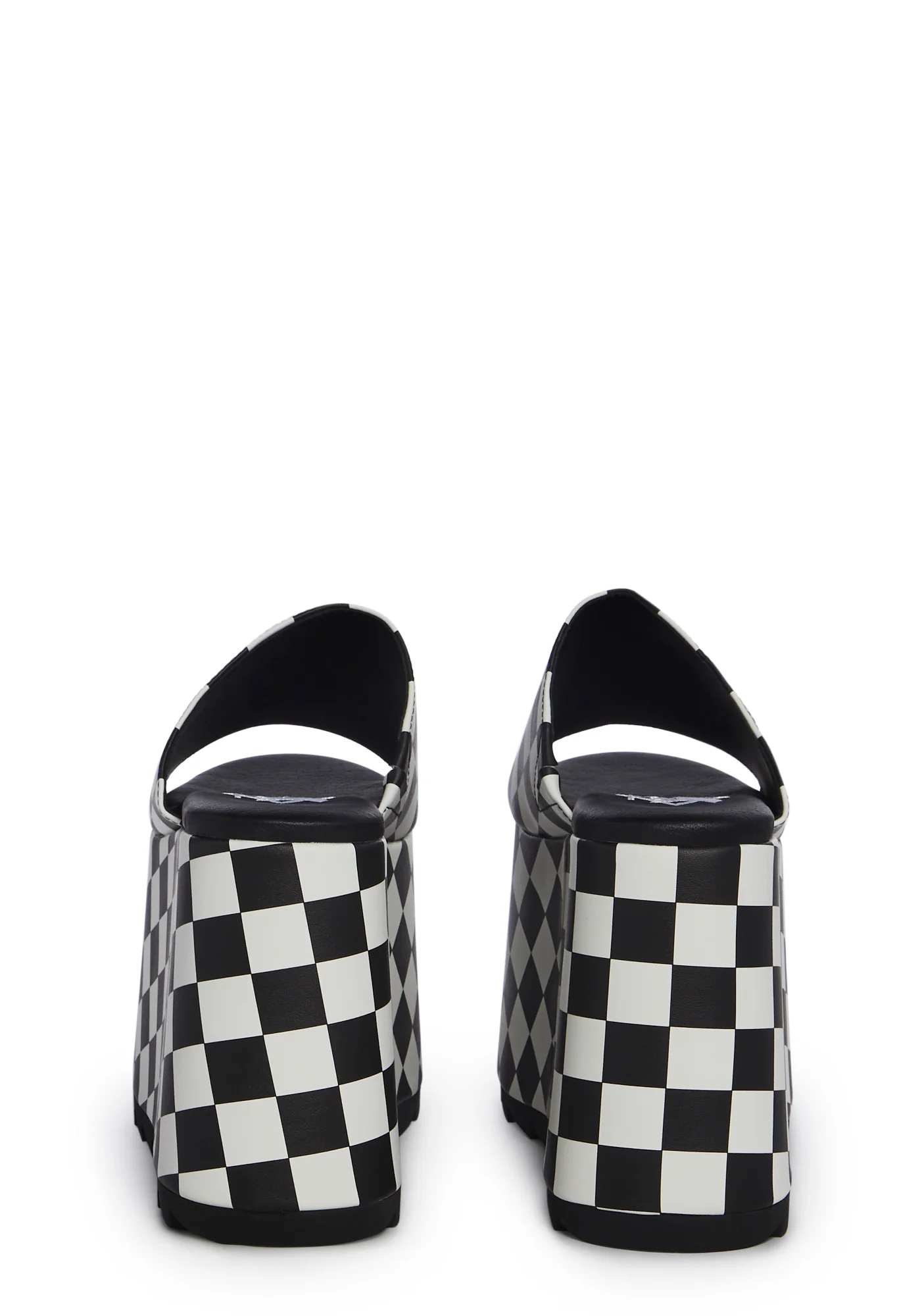 Gwen Platform Sandals - Checkered - Image 4