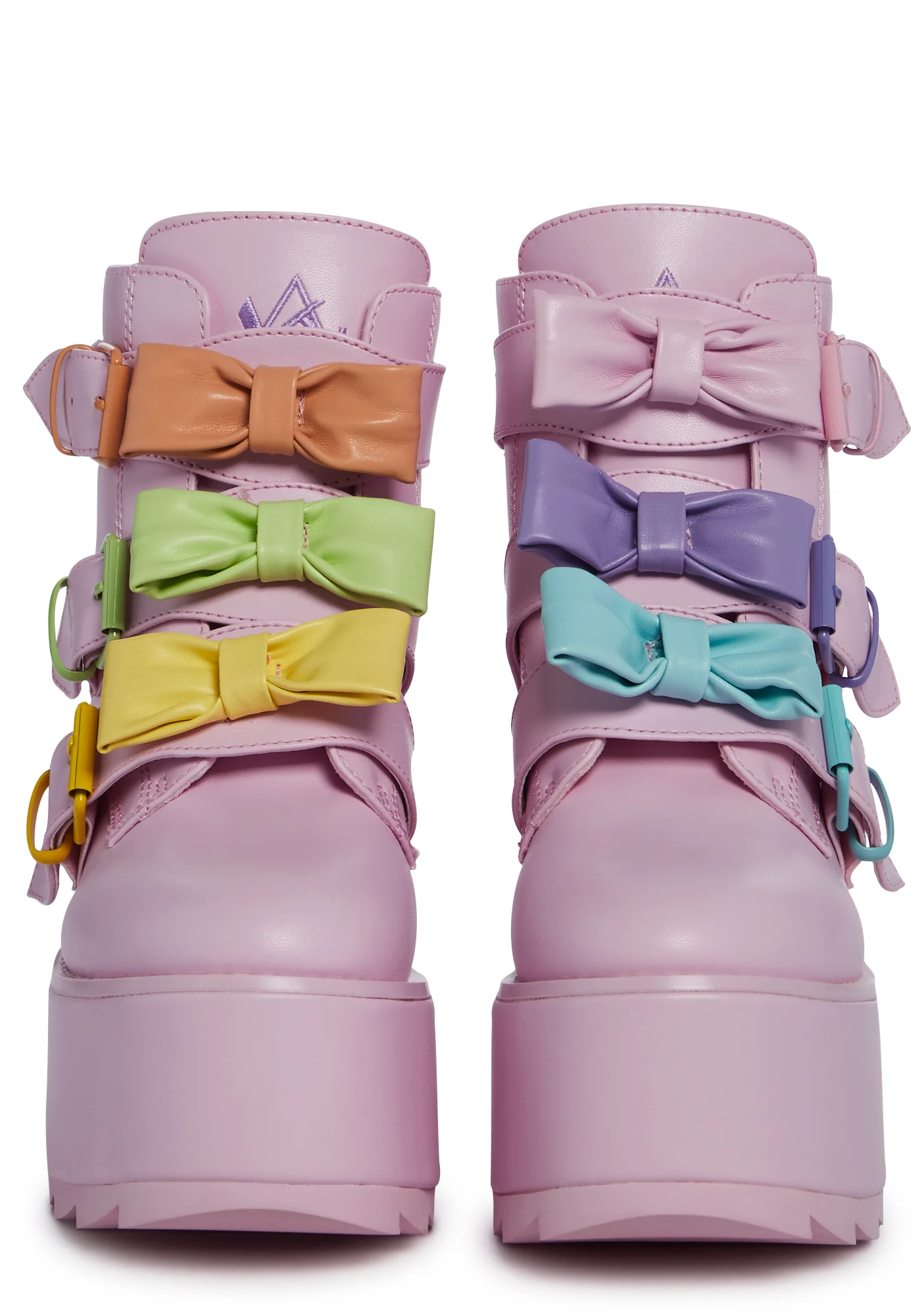 Halo Bow Ankle Boots - Pink - Image 2