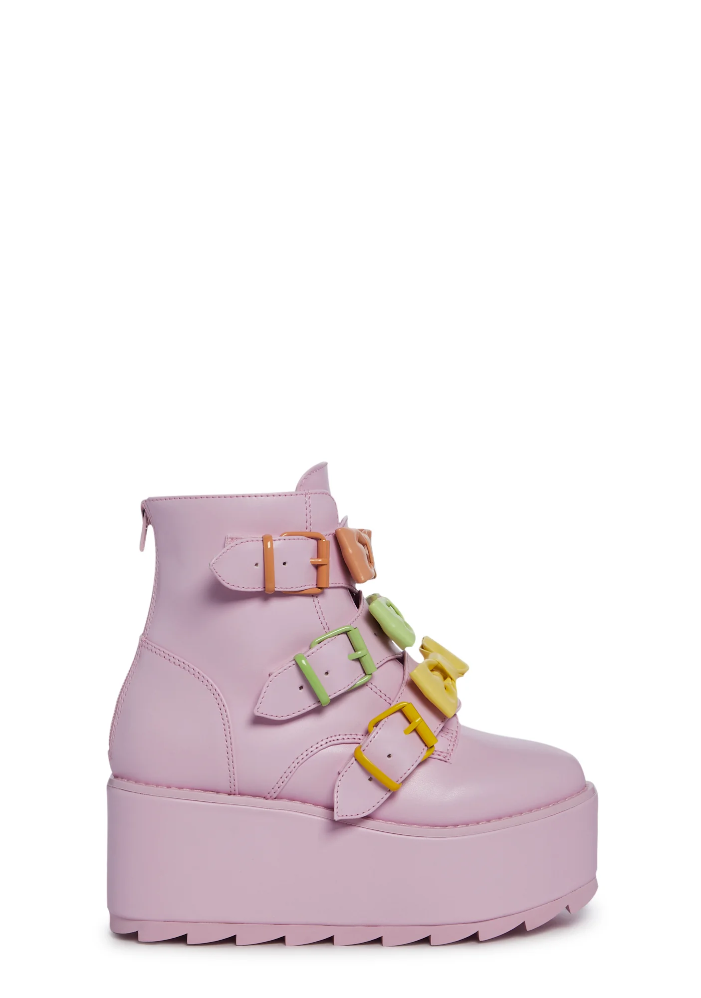Halo Bow Ankle Boots - Pink - Image 3