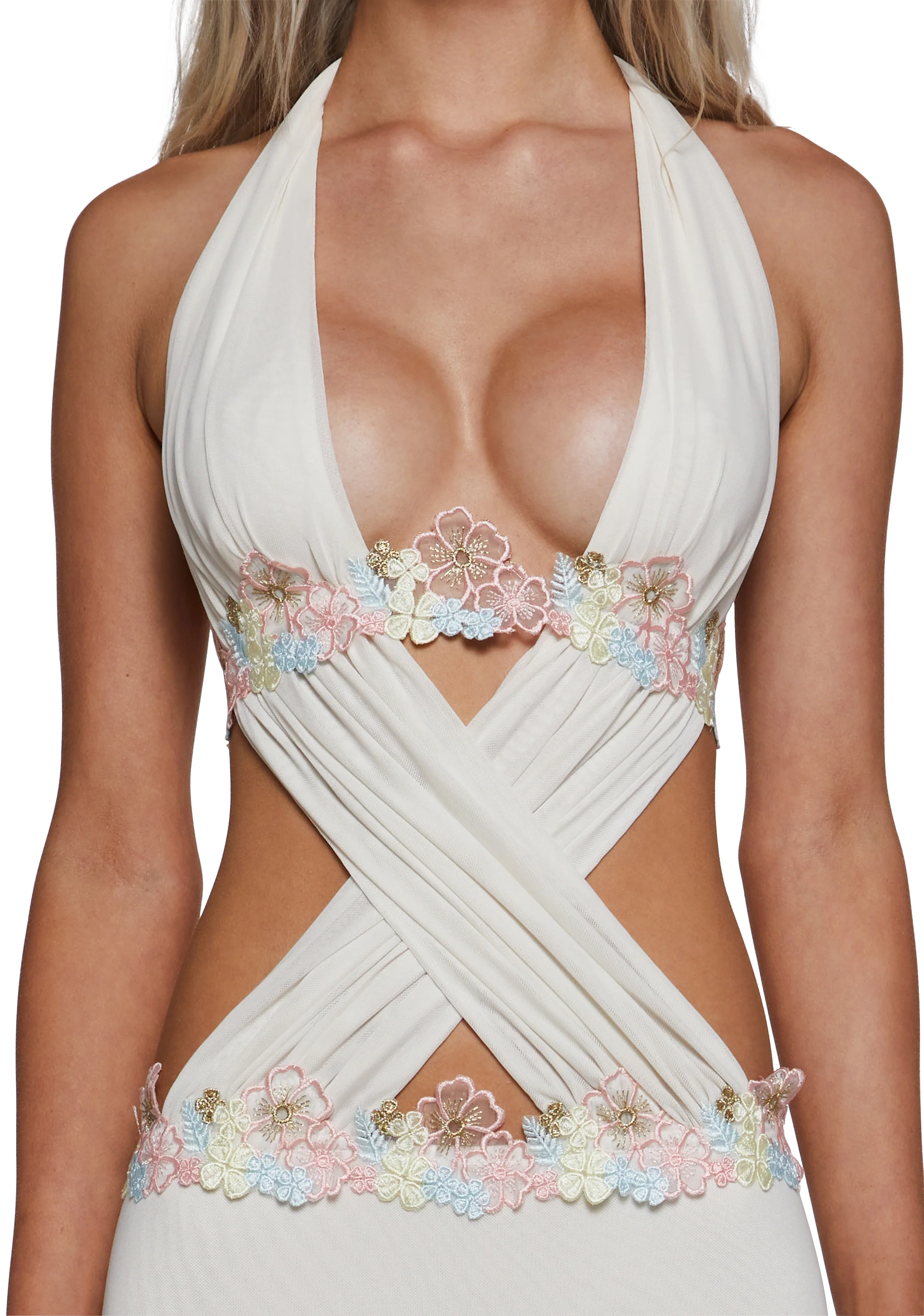 Aphrodite Vibes Floral Mini Dress - Image 5