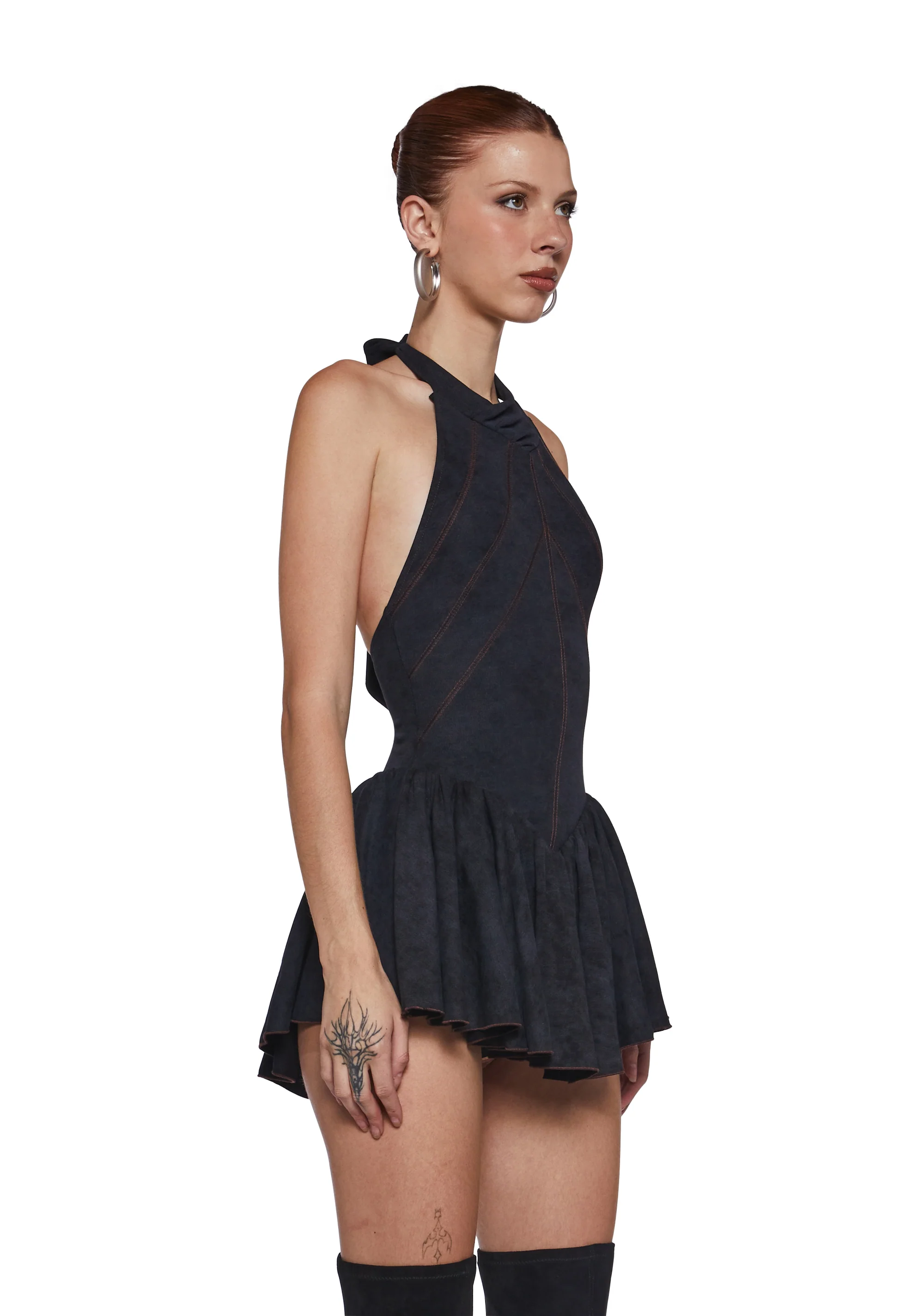 Your Socials Halter Dress - Image 3